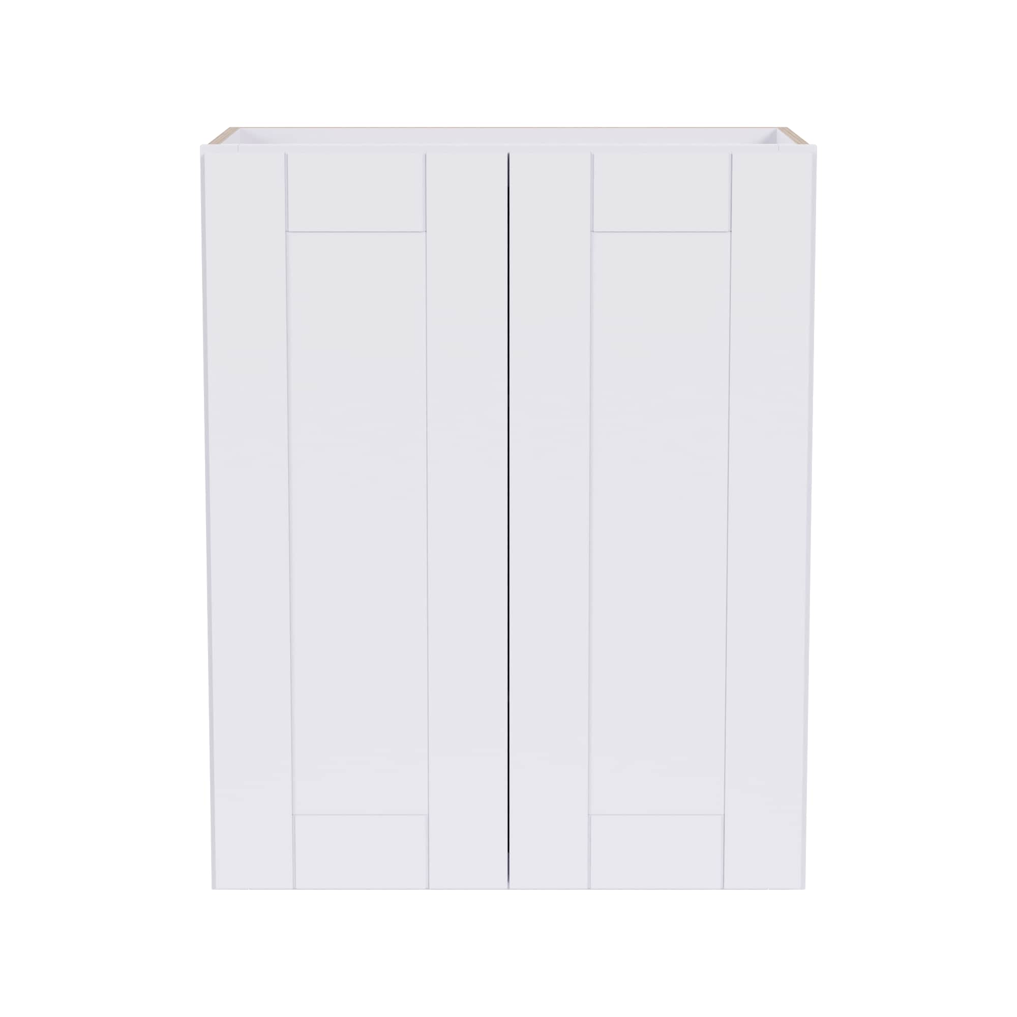 Arcade Green 505W2430 24-in W x 30-in H x 12-in D White Birch Wall Fully assembled Plywood Cabinet Shaker)