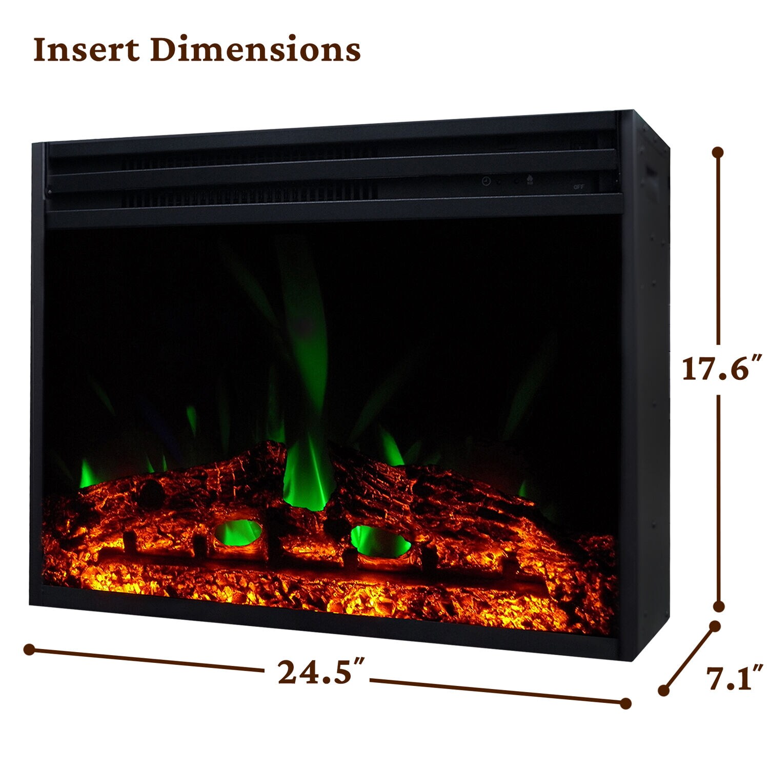 Cambridge CAM5021-2WHTLG3 Electric-Fireplaces - View #6