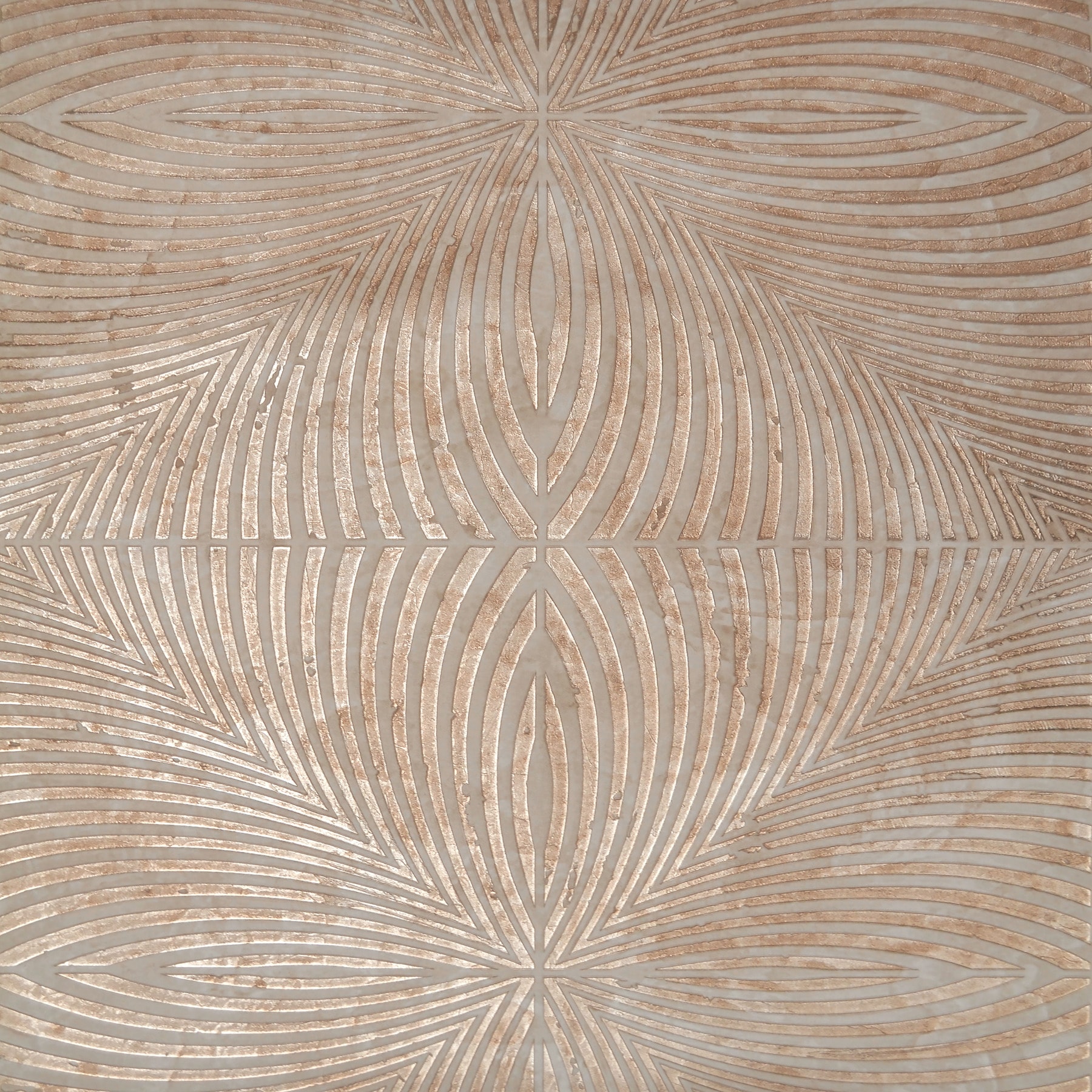 York Wallcoverings Y6221302 Mid Century 57.8-Sq. Feet Brown Vinyl Abstract Unpasted Wallpaper