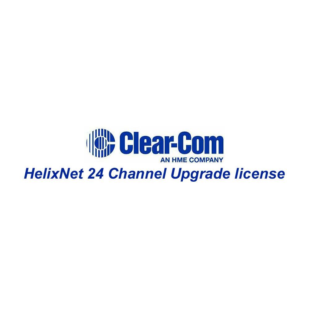  TCNCD389465 Clear-Com Communication System CLCM-HMS-24-UG HelixNet 24 Channel License for HMS-4X HelixNet Station- Expand 12 Channels to 24 Channels