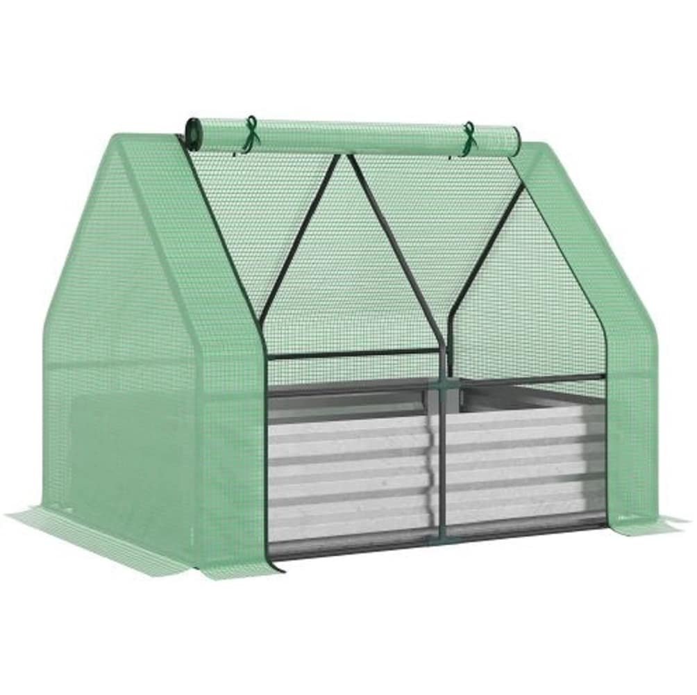ZAKLOOP WU2225P174451 37.5-in W x 50-in L x 36.25-in H Green Vinyl Raised Garden Bed