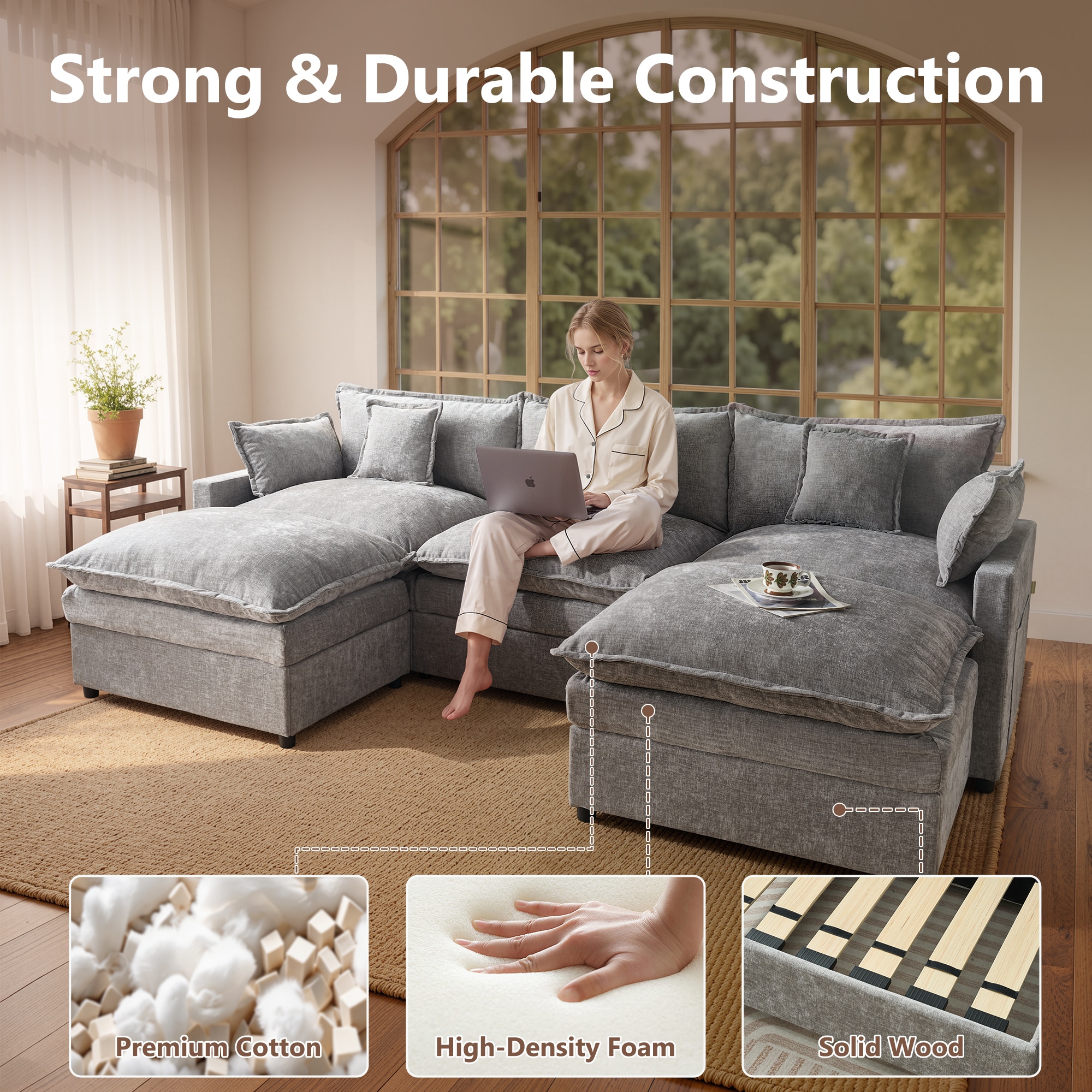Pouuin SDOC500 Sofas-Loveseats - View #5