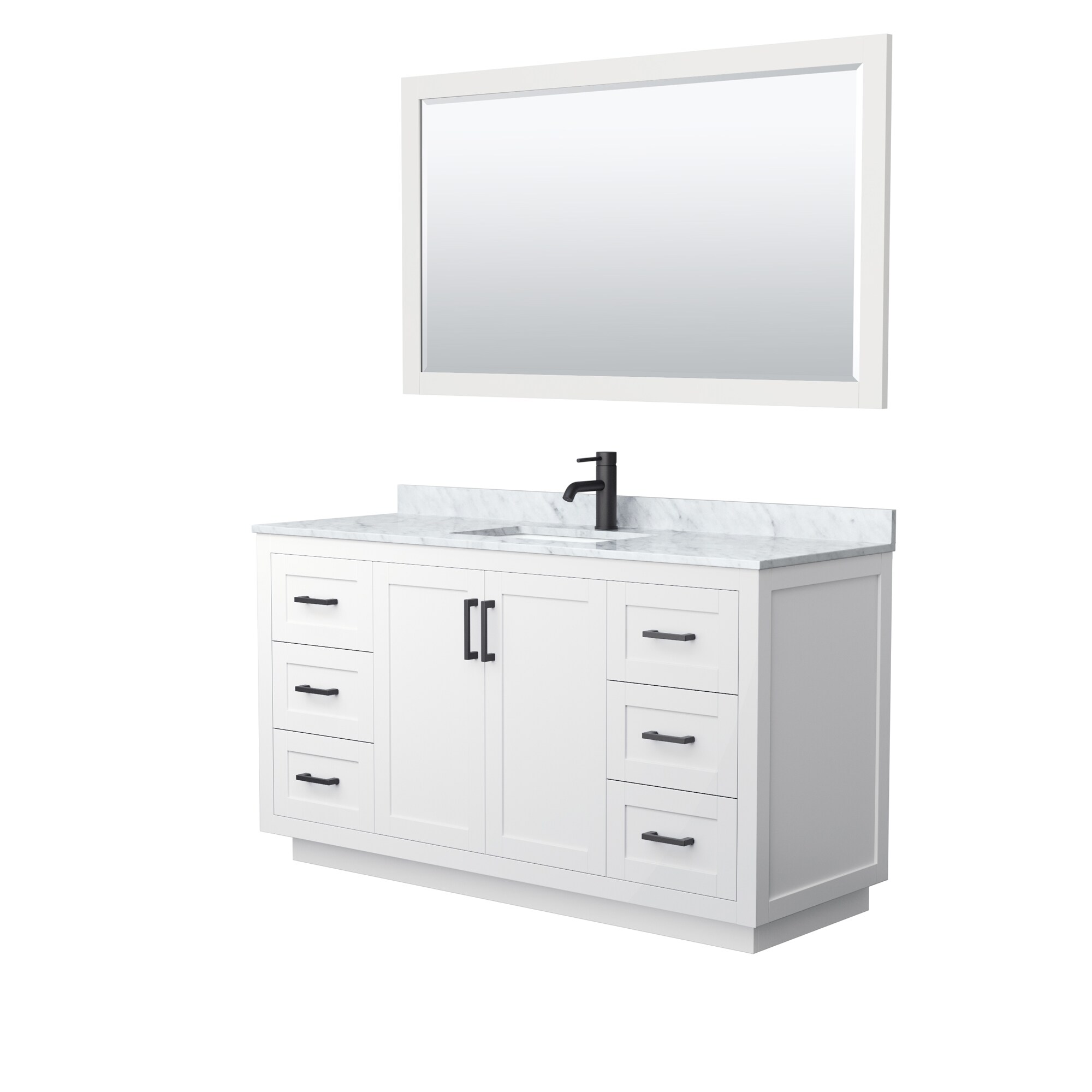 Wyndham Collection WCF292960SWBCMUNSM58 Bath-Vanity-Combo - View #2