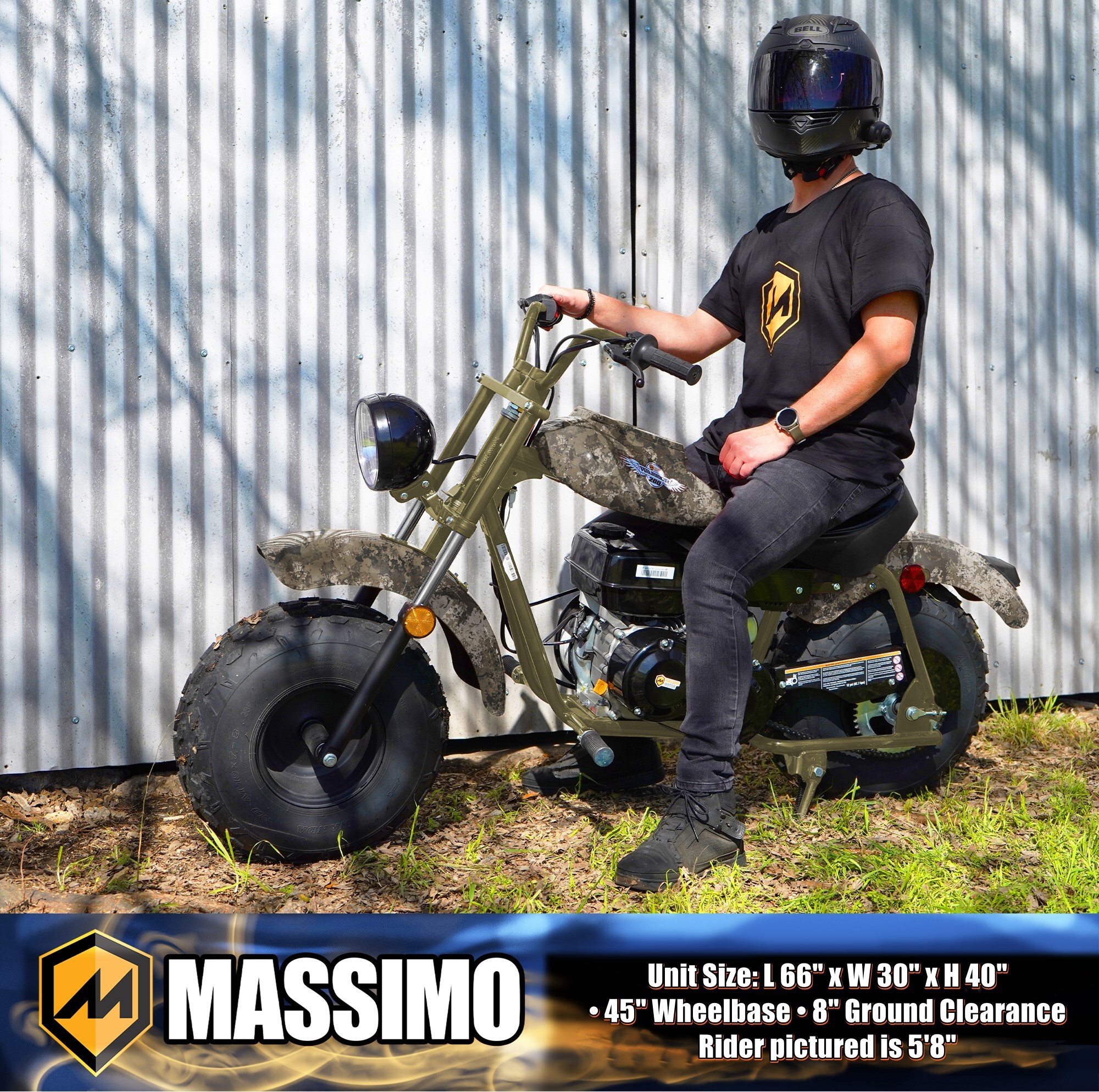 Massimo MMS-MB200-CM Dirt-Bikes-Mini-Bikes - View #3