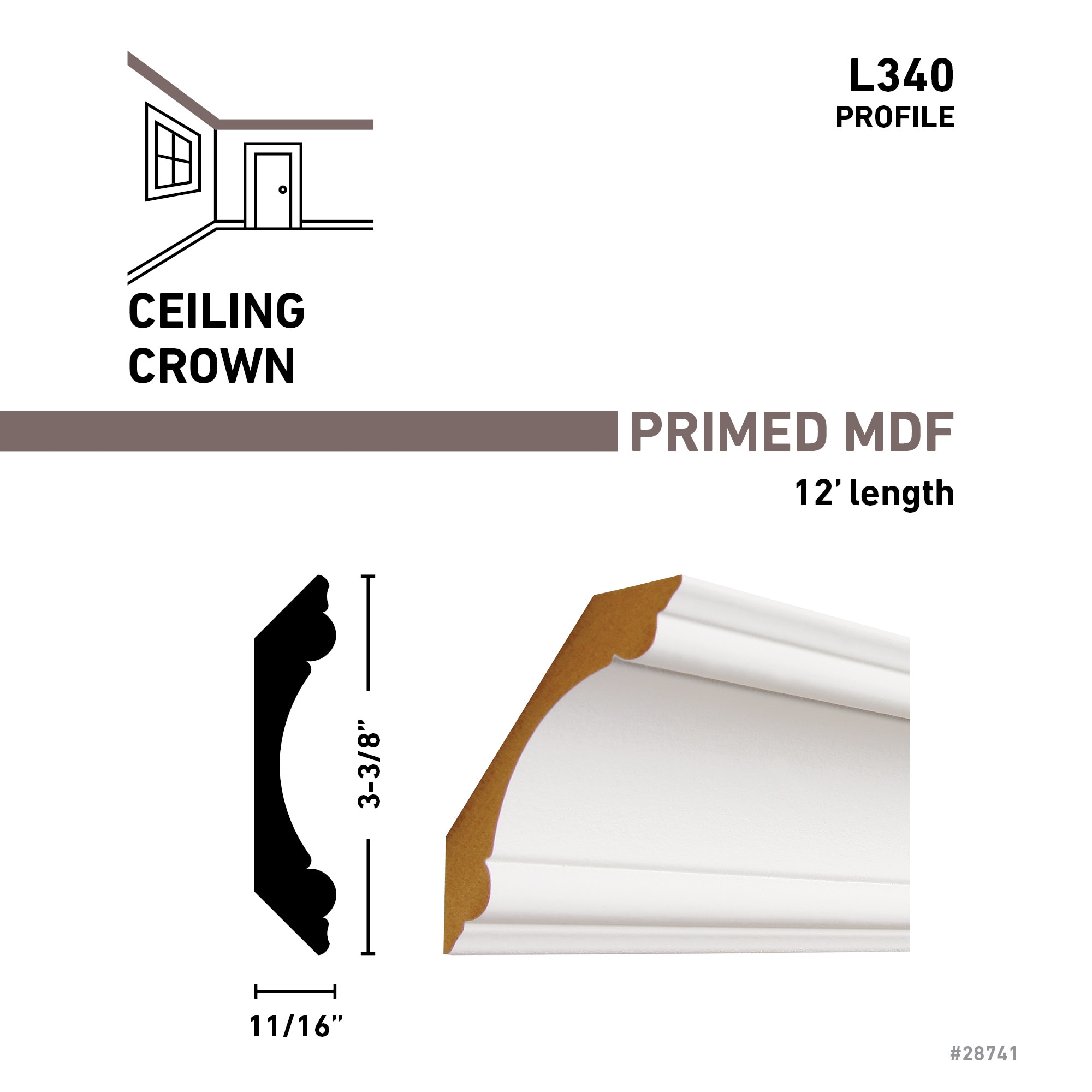 RELIABILT 34012FBDPM Crown-Moulding - View #12