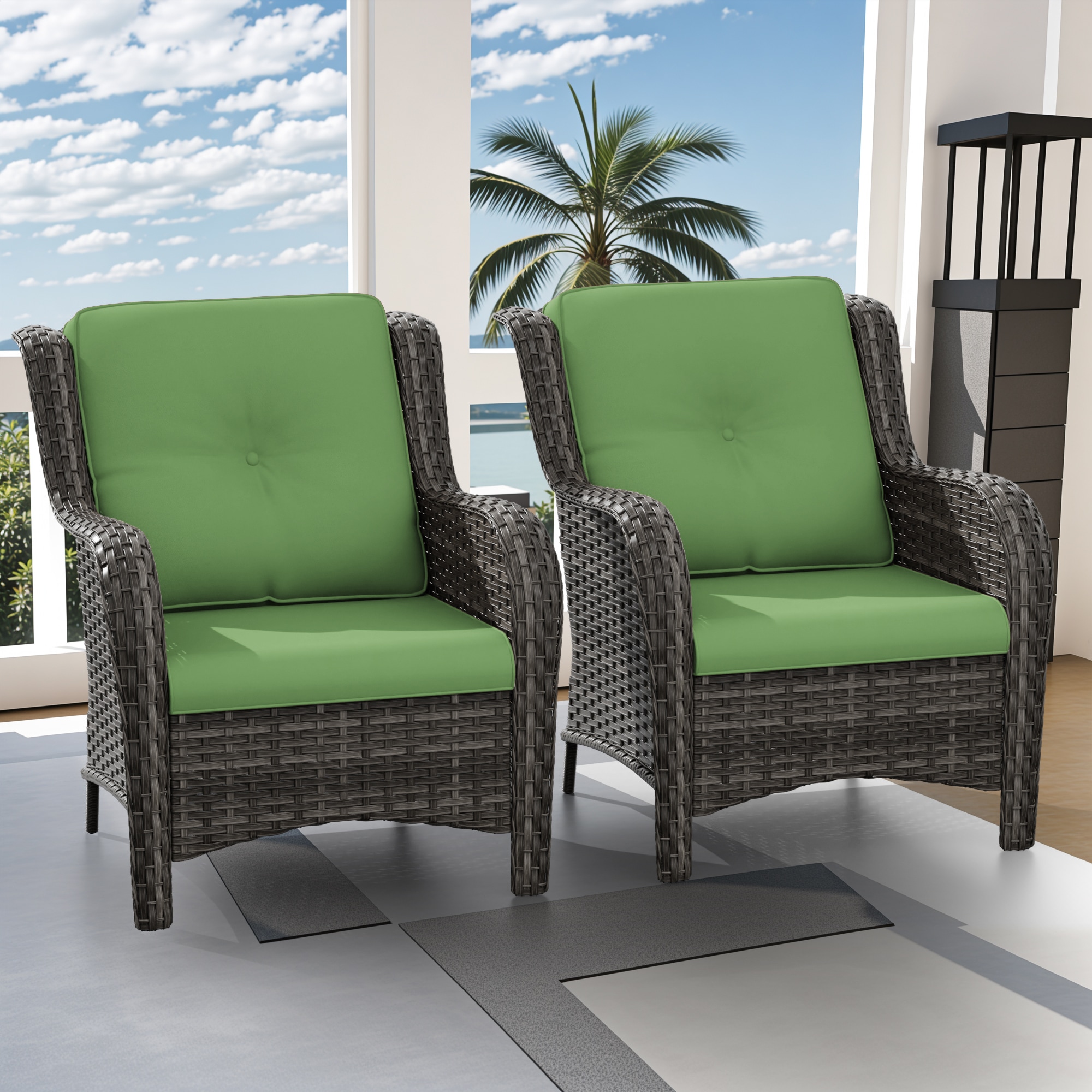 Gardenbee HGL-M08-GRN Patio-Chairs - View #7