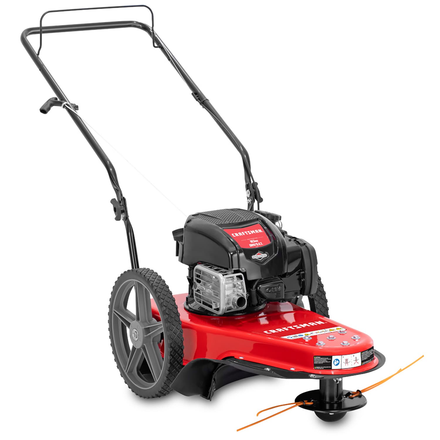 CRAFTSMAN ST150B 163-cc 2-cycle 22-in Curved Shaft Gas String Trimmer ...