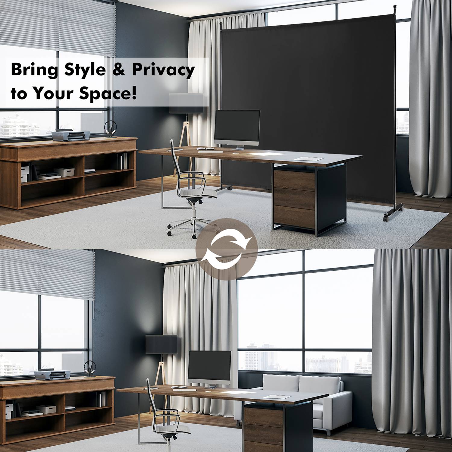 Costway CSHY003408 Indoor-Privacy-Screens - View #5