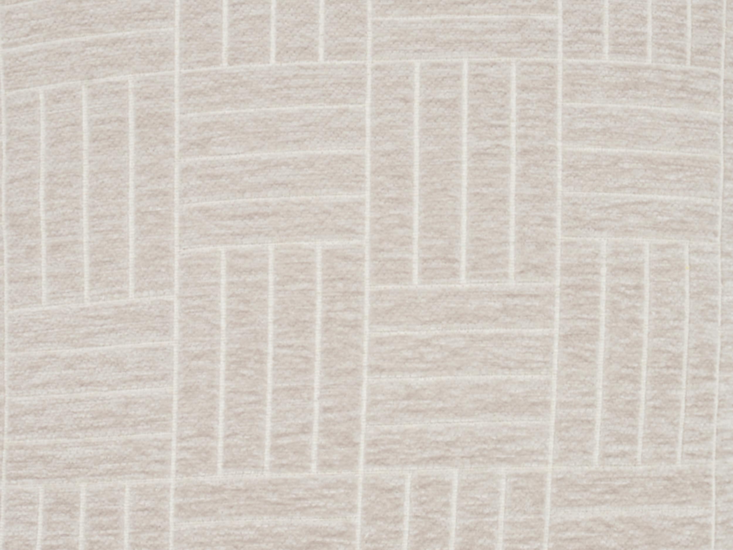 Freshmint Oberon Taupe Chenille Staggered Stripe 18" Square Pillow