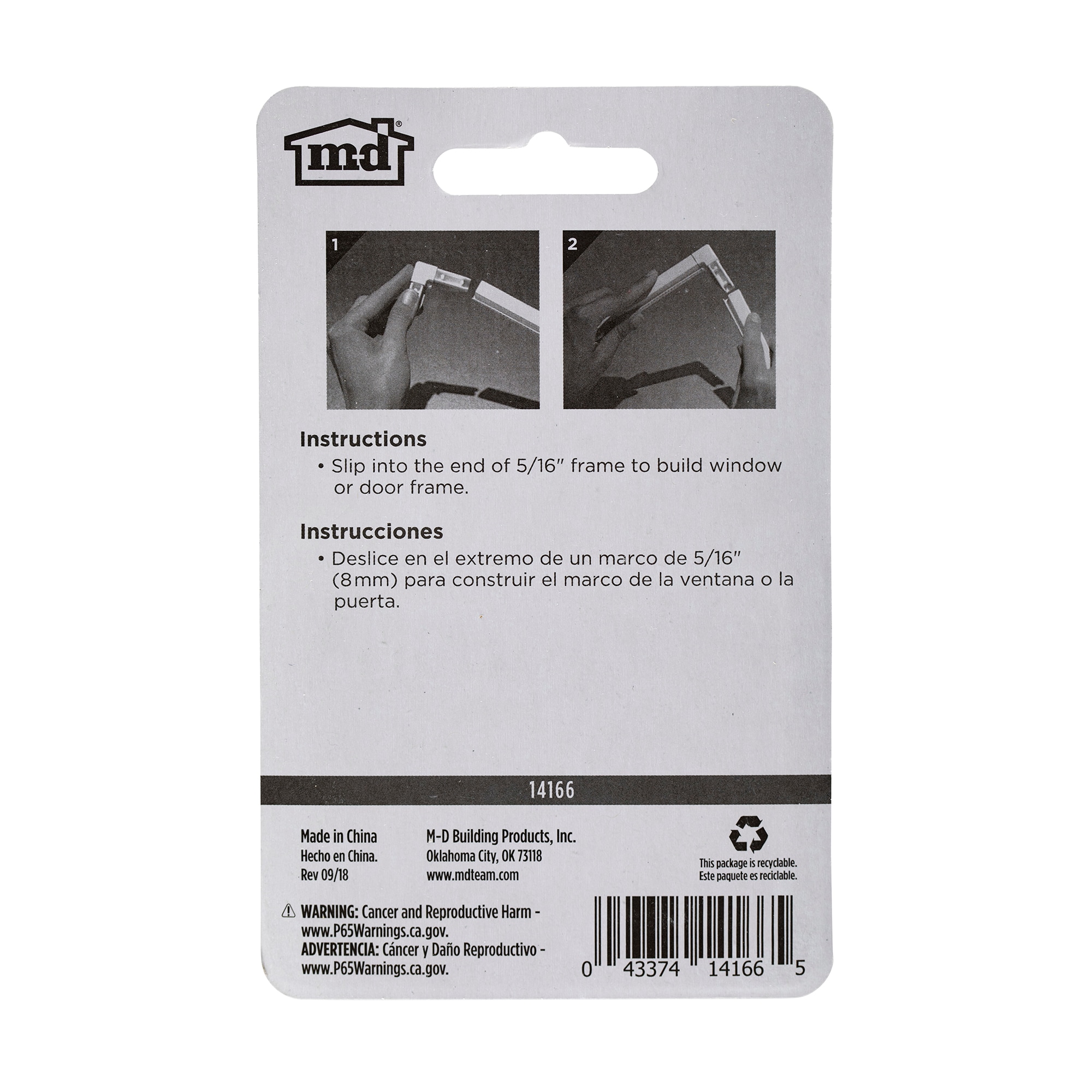 M-D 14166 Window-Screen-Frame-Corners - View #3