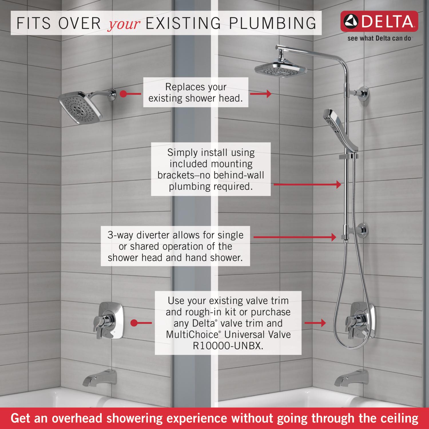 Delta 58820-RB Bath-Shower-Facc - View #4