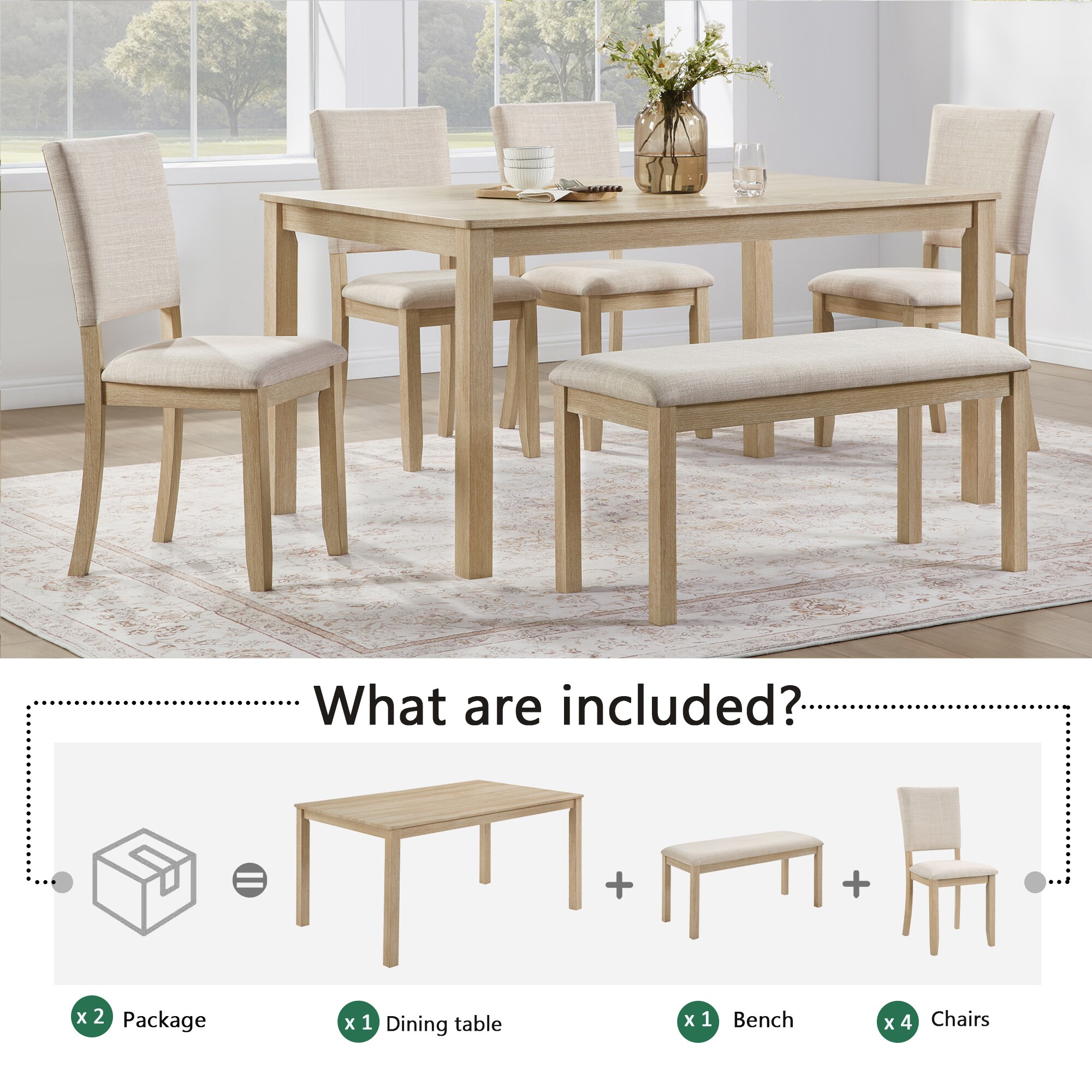 SINOFURN SYA010447GY Dining-Sets - View #5
