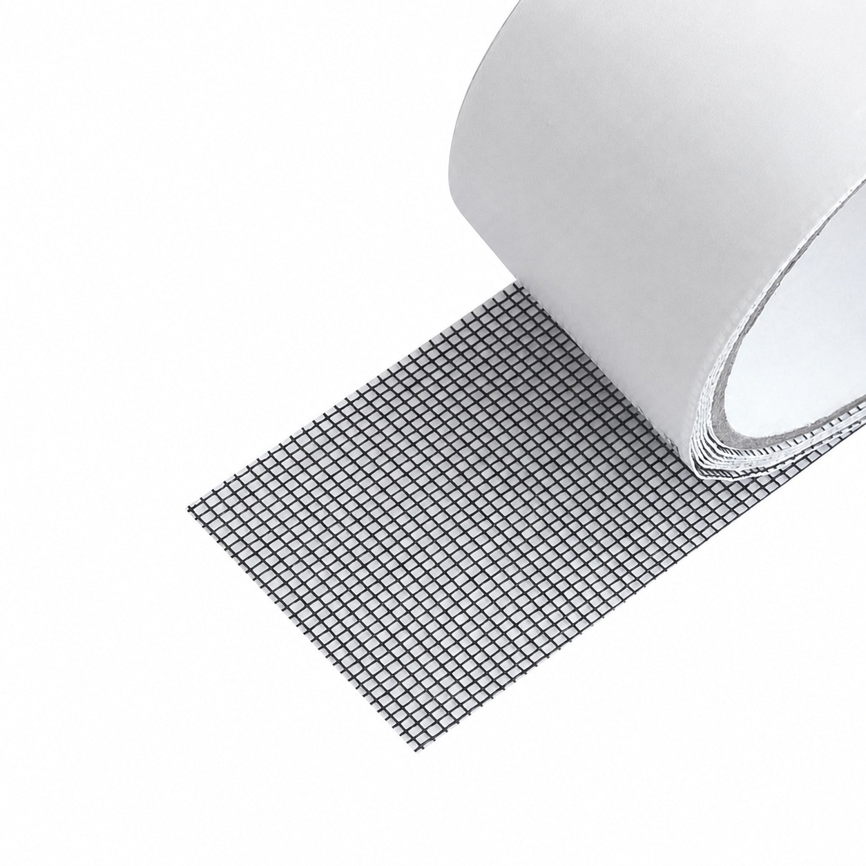 Aoibox  Window Screen Repair Tape 2 in W x 80 in L Strong Adhesive Fiberglass Mesh Patch for Door and Window