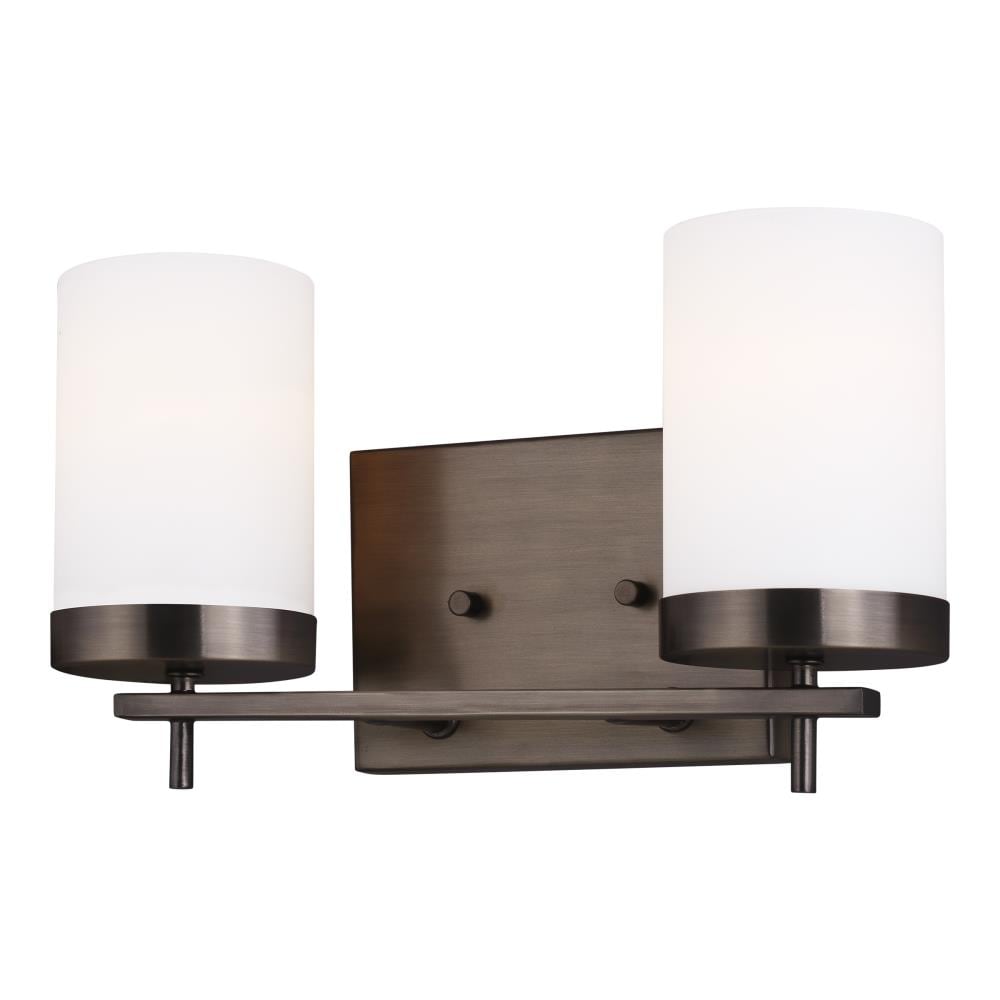 Generation Lighting Zire 14 In 2 Light Oil Rubbed Bronze Moderncontemporary Vanity Light In The 7997