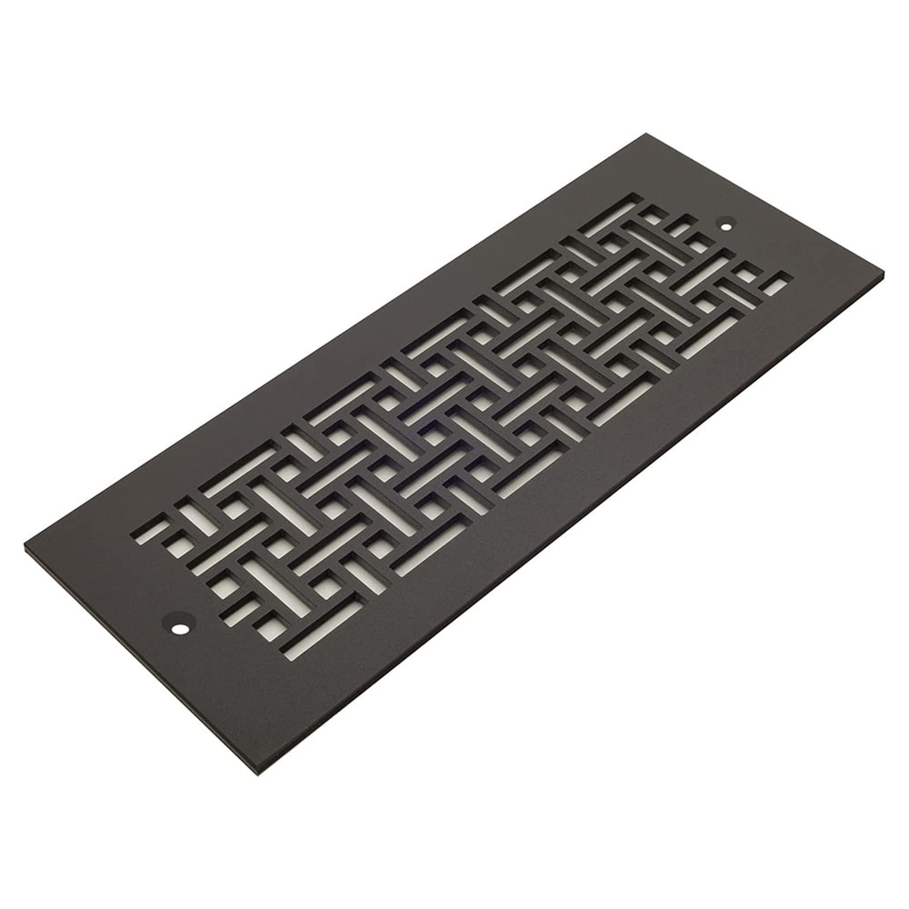 Reggio Register BWL16-612-SRBH 4-in x 10-in Steel Oil Rubbed Bronze Floor Register