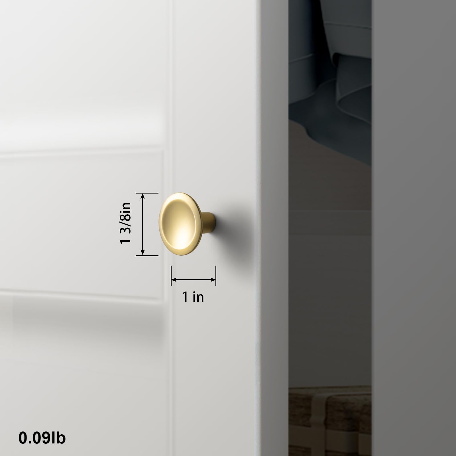 Miaokesen 9607UBR-DK-6 Cabinet-Knobs - View #2