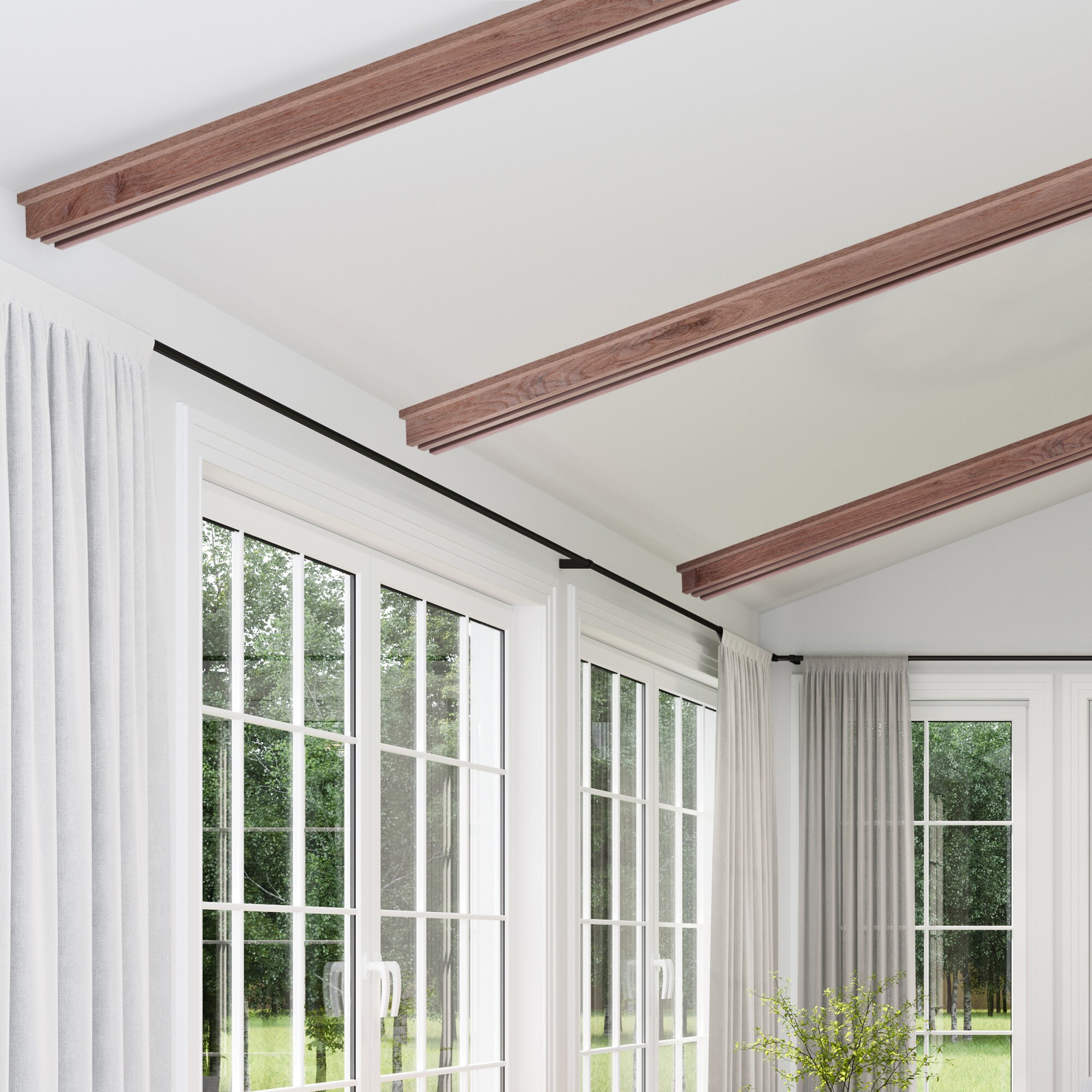 Ornamental Mouldings BEAMRUS03-92ROA5X3 Faux-Beams - View #2