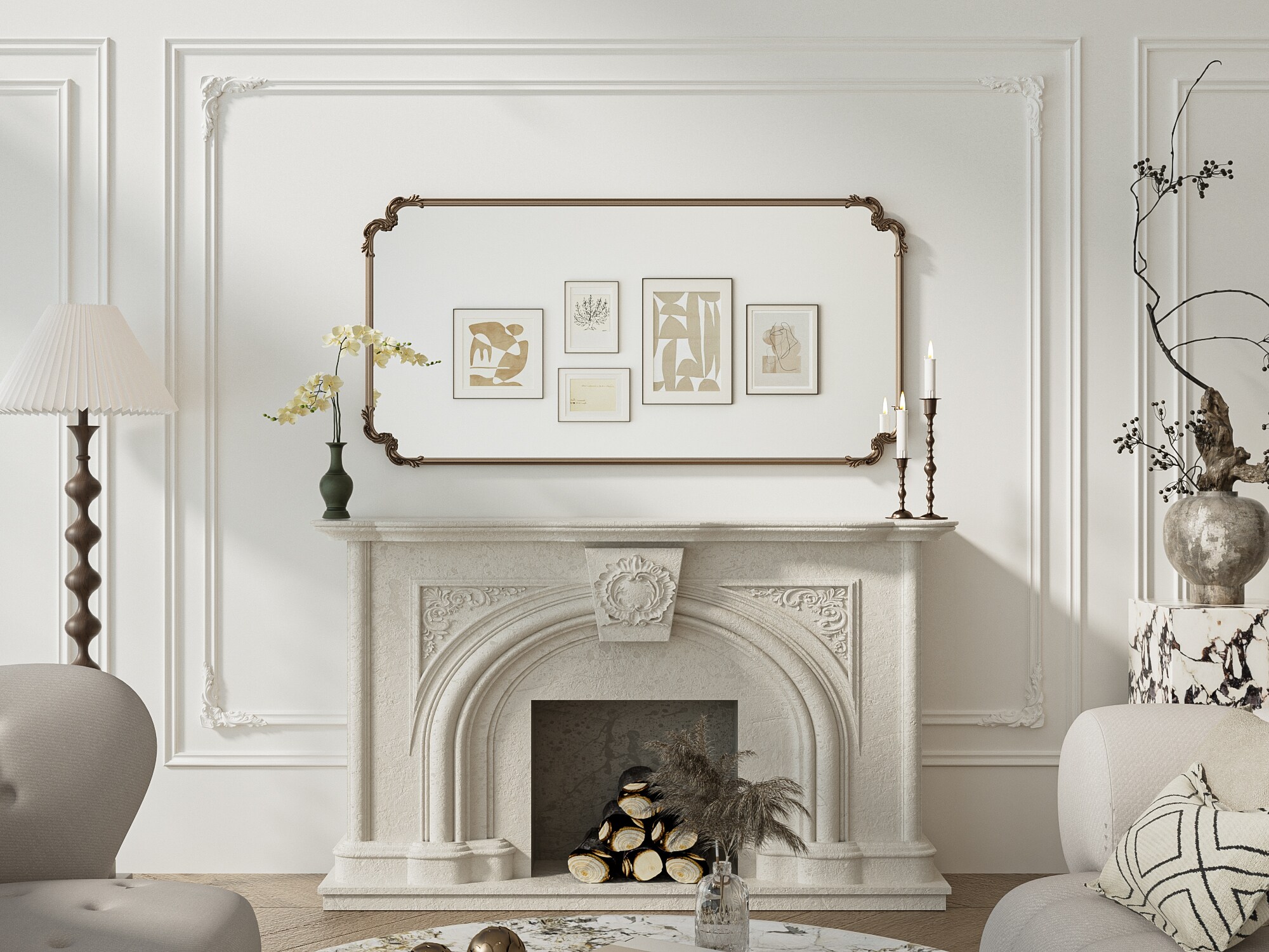TETOTE LSC-TE-6030GD-D36 Decor-Mirrors - View #2