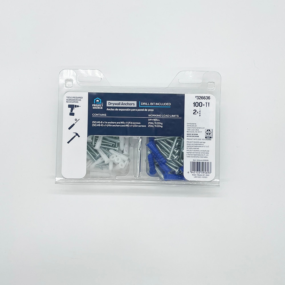 Project Source 21-9569 Drywall-Anchors - View #3