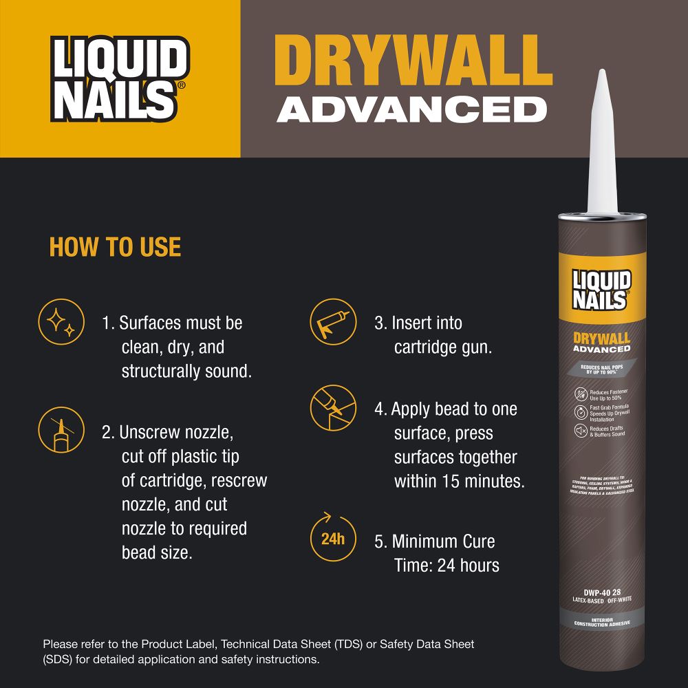 LIQUID NAILS DWP-40 Construction-Adhesive - View #3