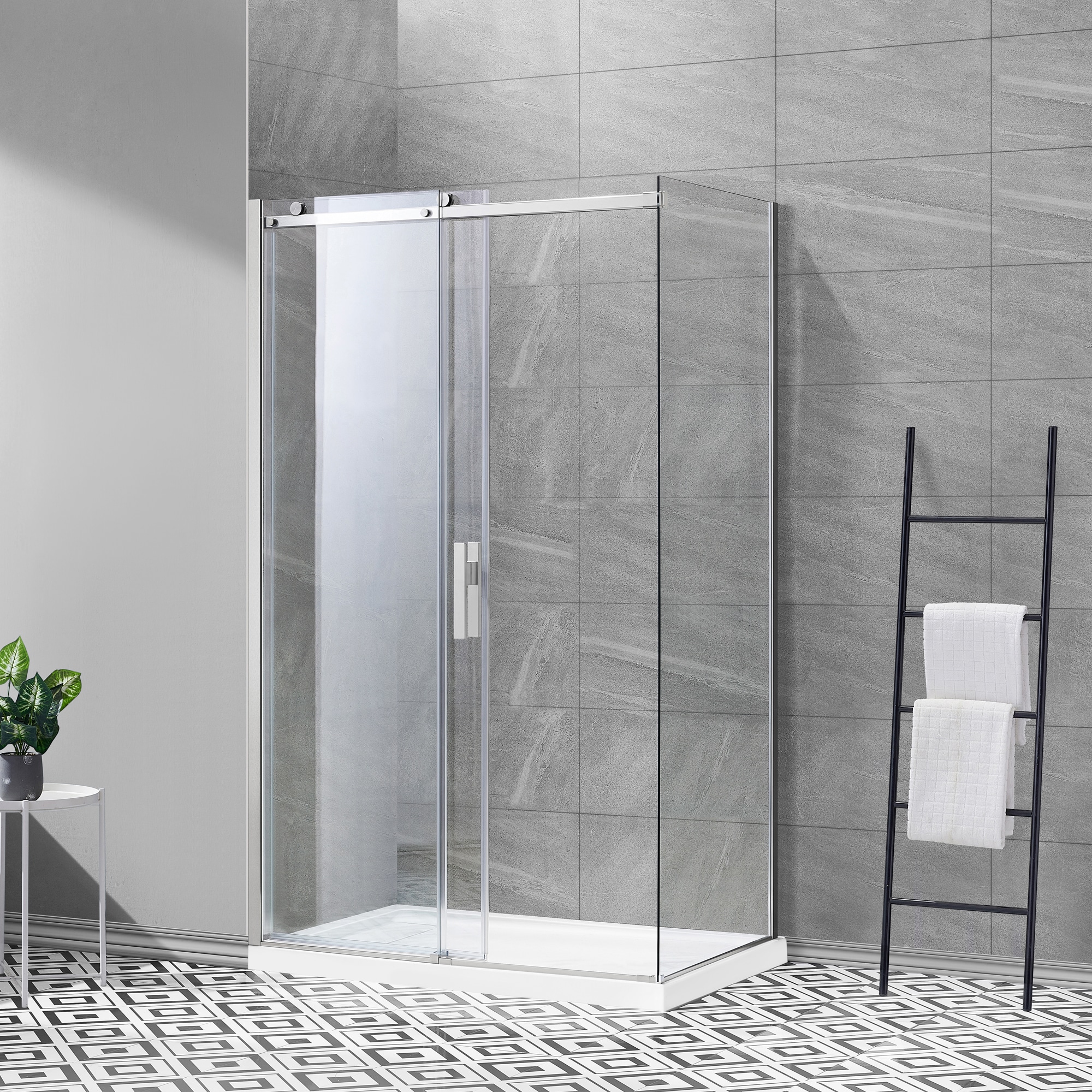allen + roth DAVIDSON-32SP-SN Shower-Doors - View #4