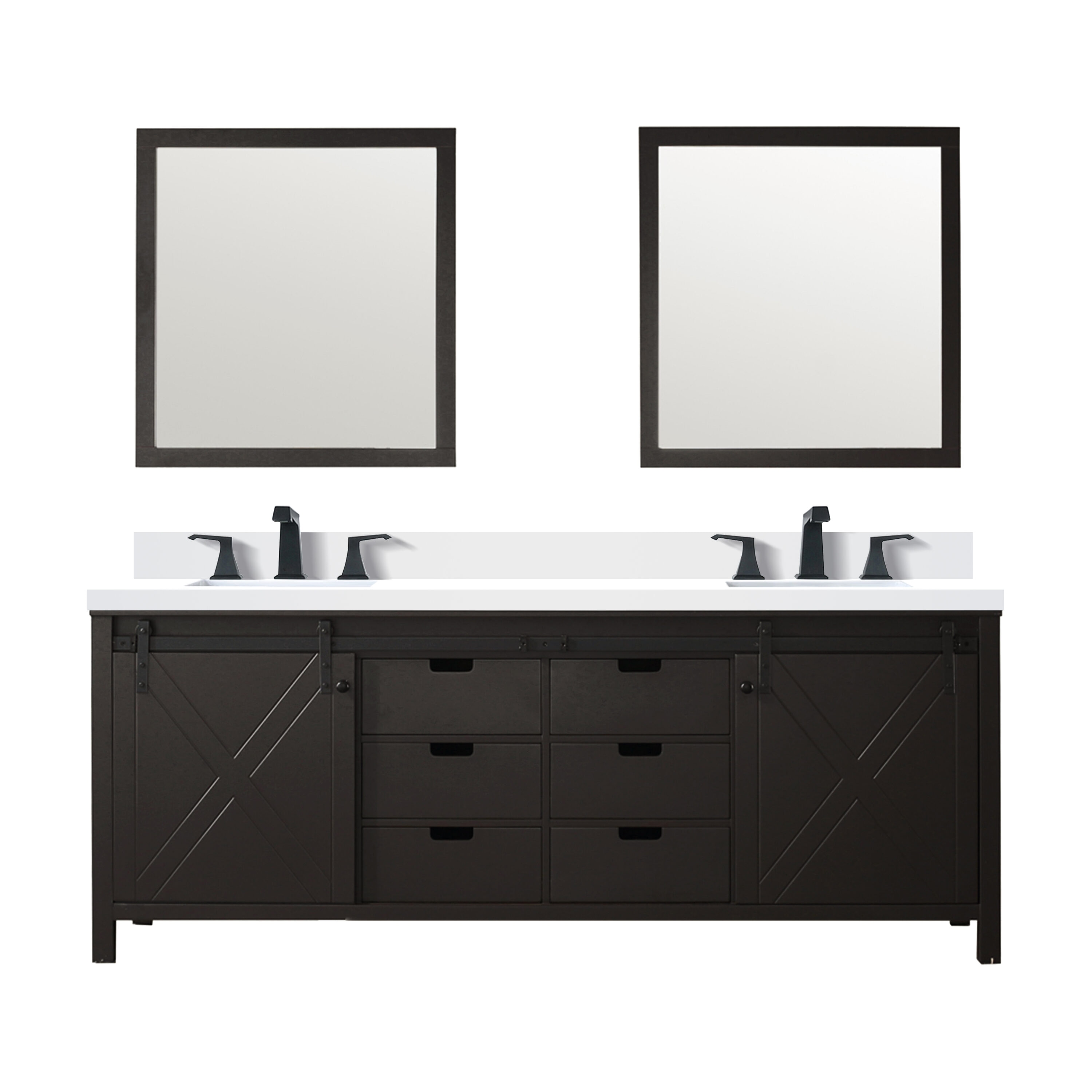 Lexora LM342284DCCSM34F Bath-Vanity-Combo - View #2