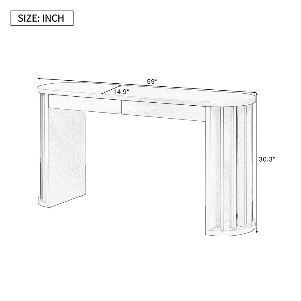 JUJABU ZJCONSOLETABLE-1 Console-Sofa-Tables - View #5