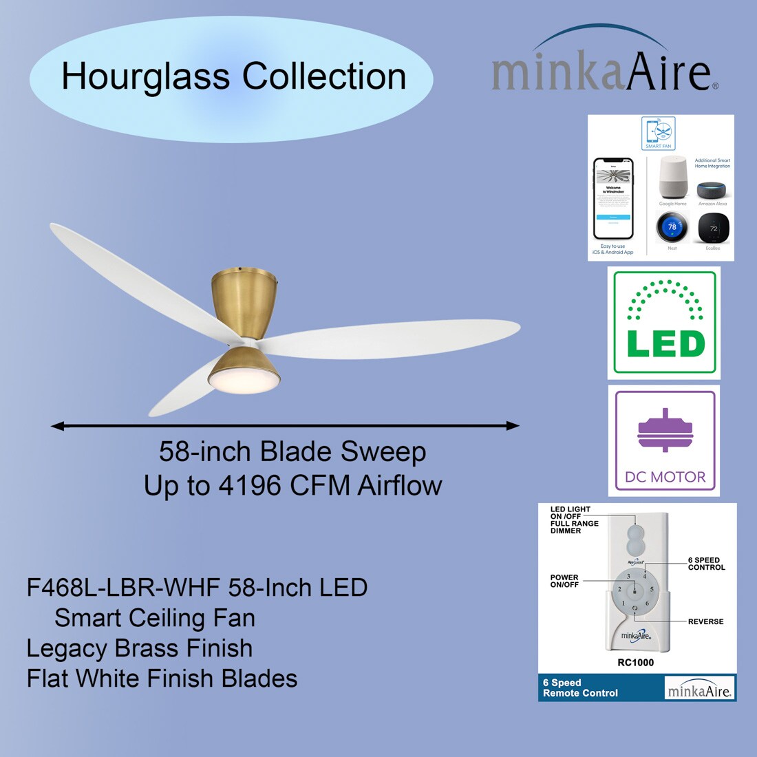 Minka Aire F468L-LBR/WHF Ceiling-Fans - View #5