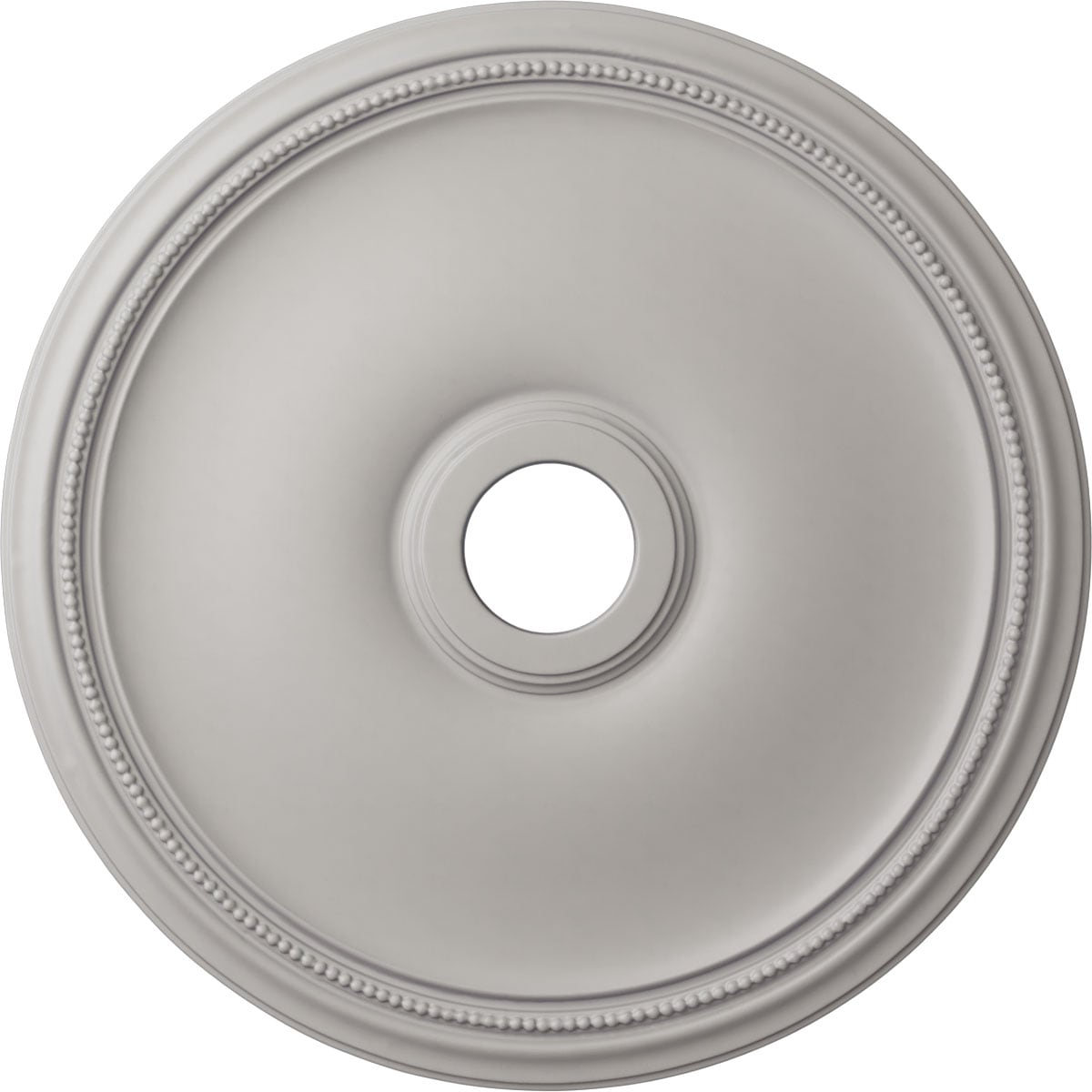Ekena Millwork CM24THUWF Theia 24-Inches W x 24-Inches L Painted Ultra Pure White Polyurethane Whole Ceiling Medallion