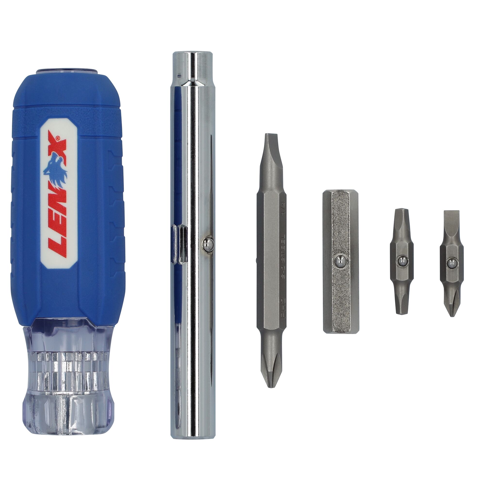 LENOX LXHT68000 10-Piece Acetate Handle Multi-bit Assorted Drive Screwdriver Set