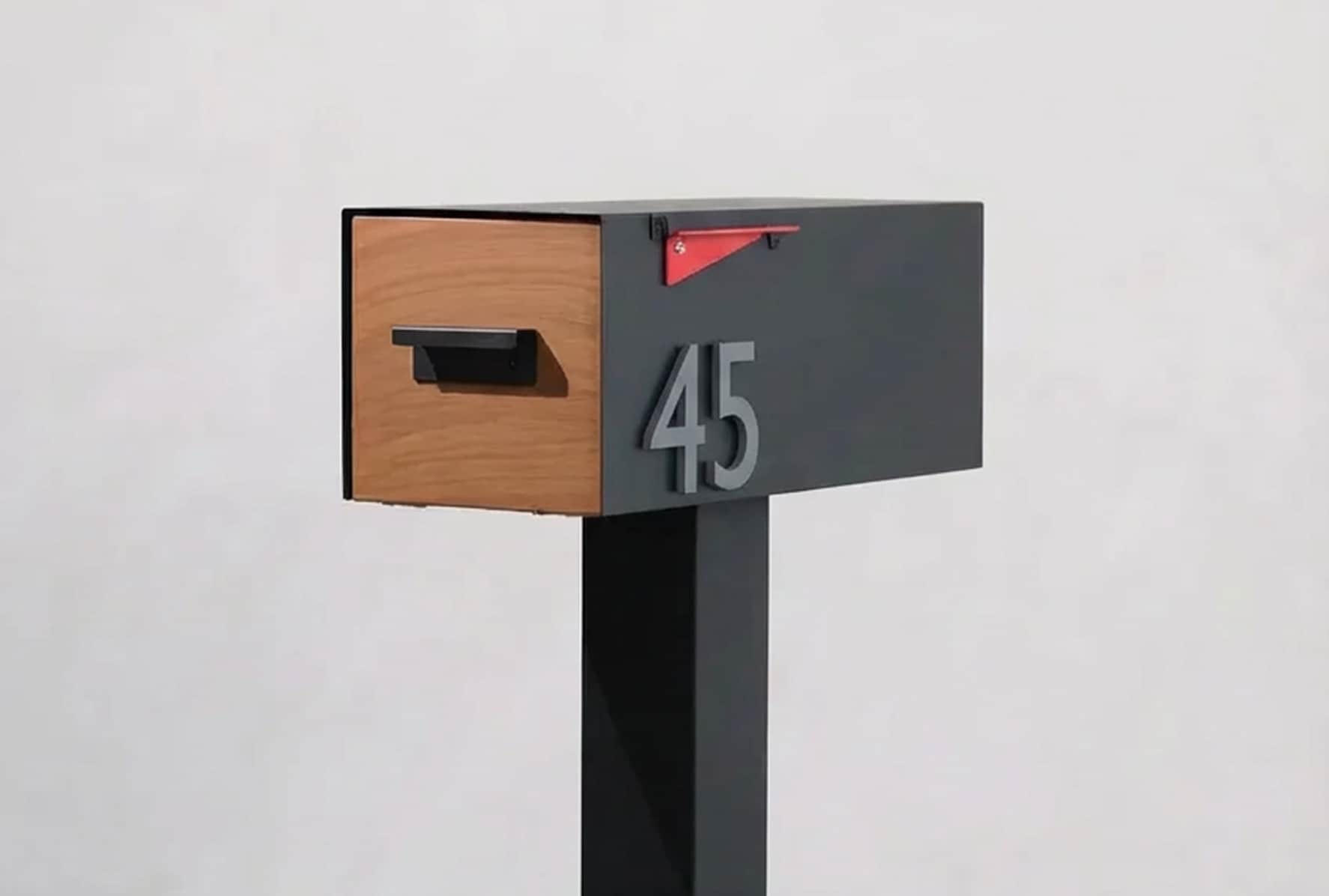 Post & Porch DAILYWD-BLACK mailboxes - View #4