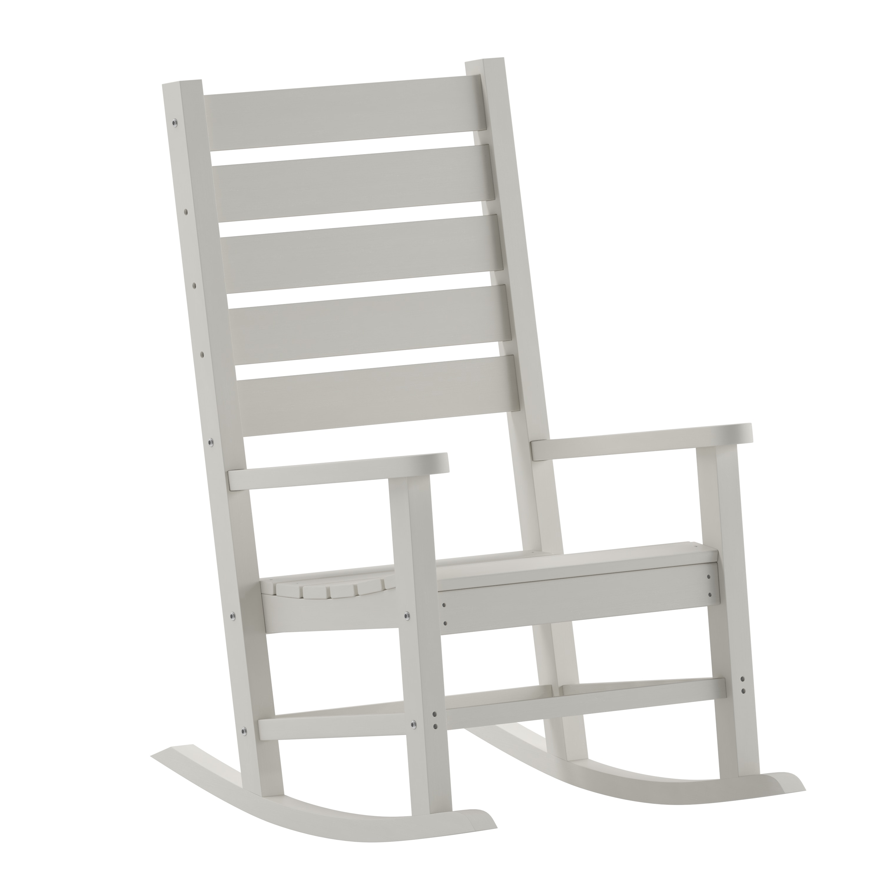 Lowes white plastic rocking outlet chair