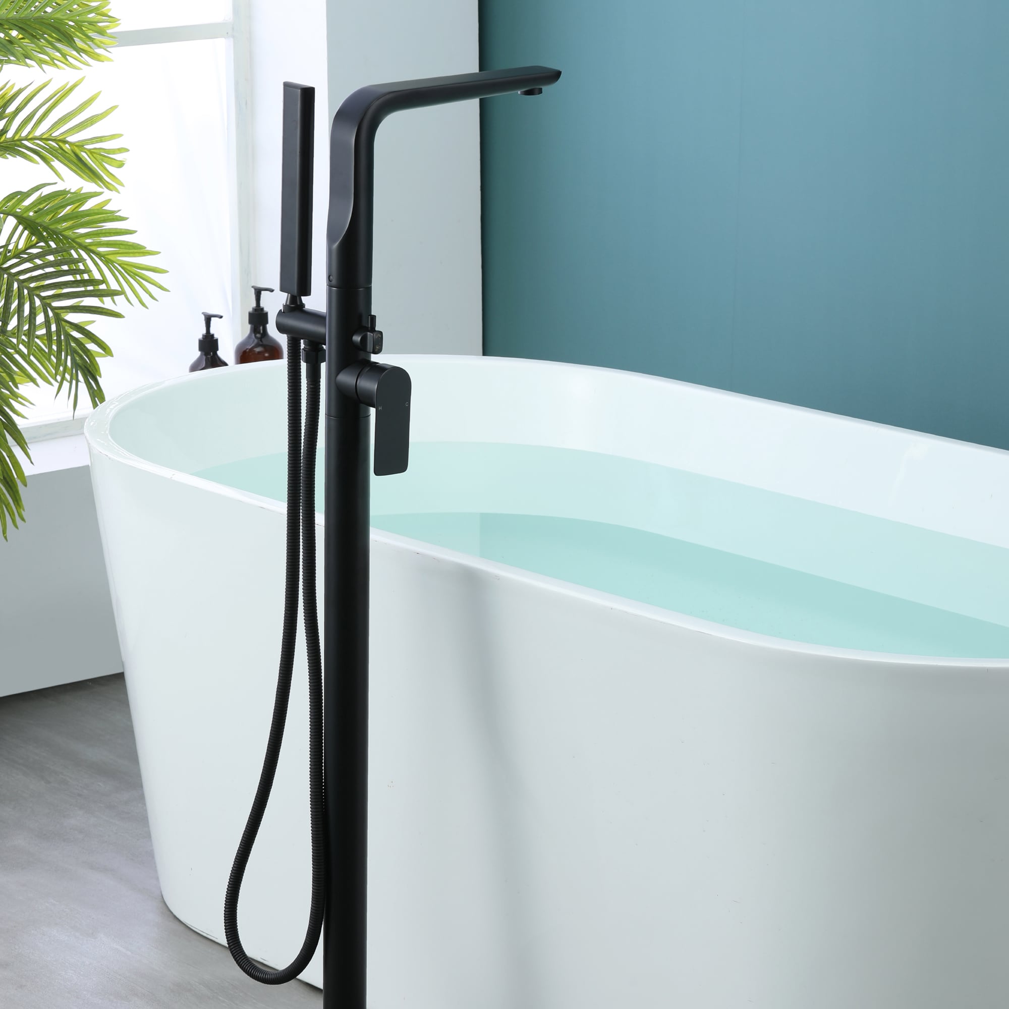 AAZJ NBC-CM64189CL Roman-Tub-Faucets - View #8