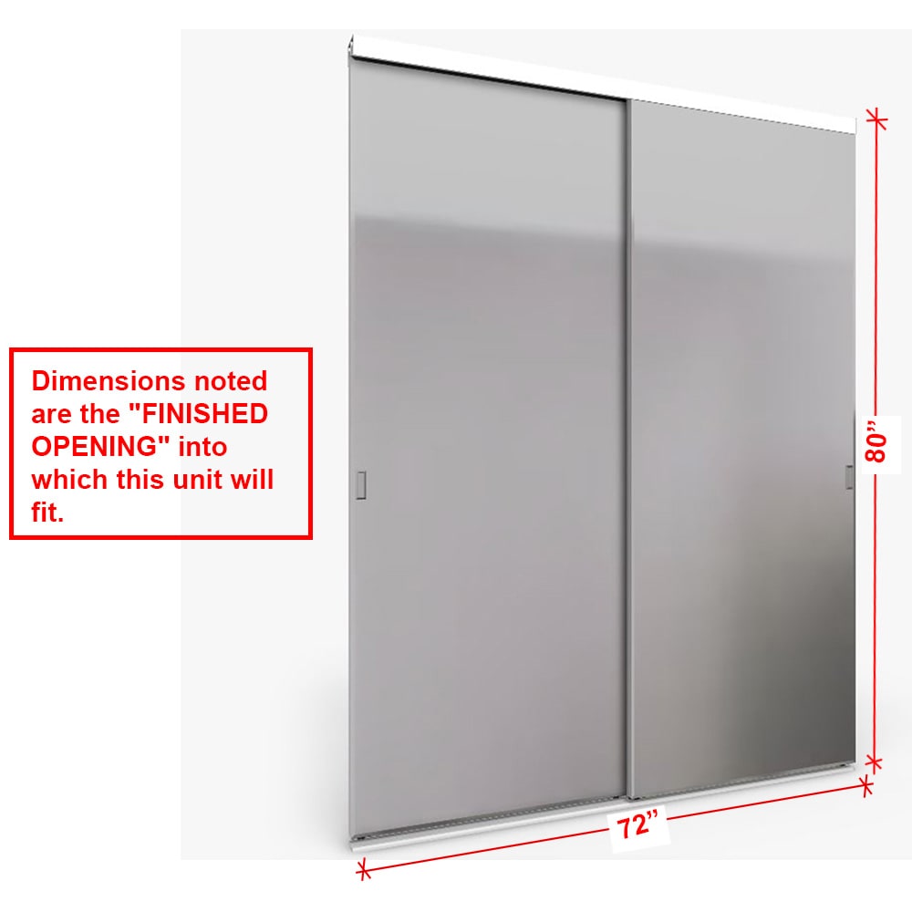Custom Door & Mirror SB2-7280W Bifold-Sliding-Closet-Doors - View #5