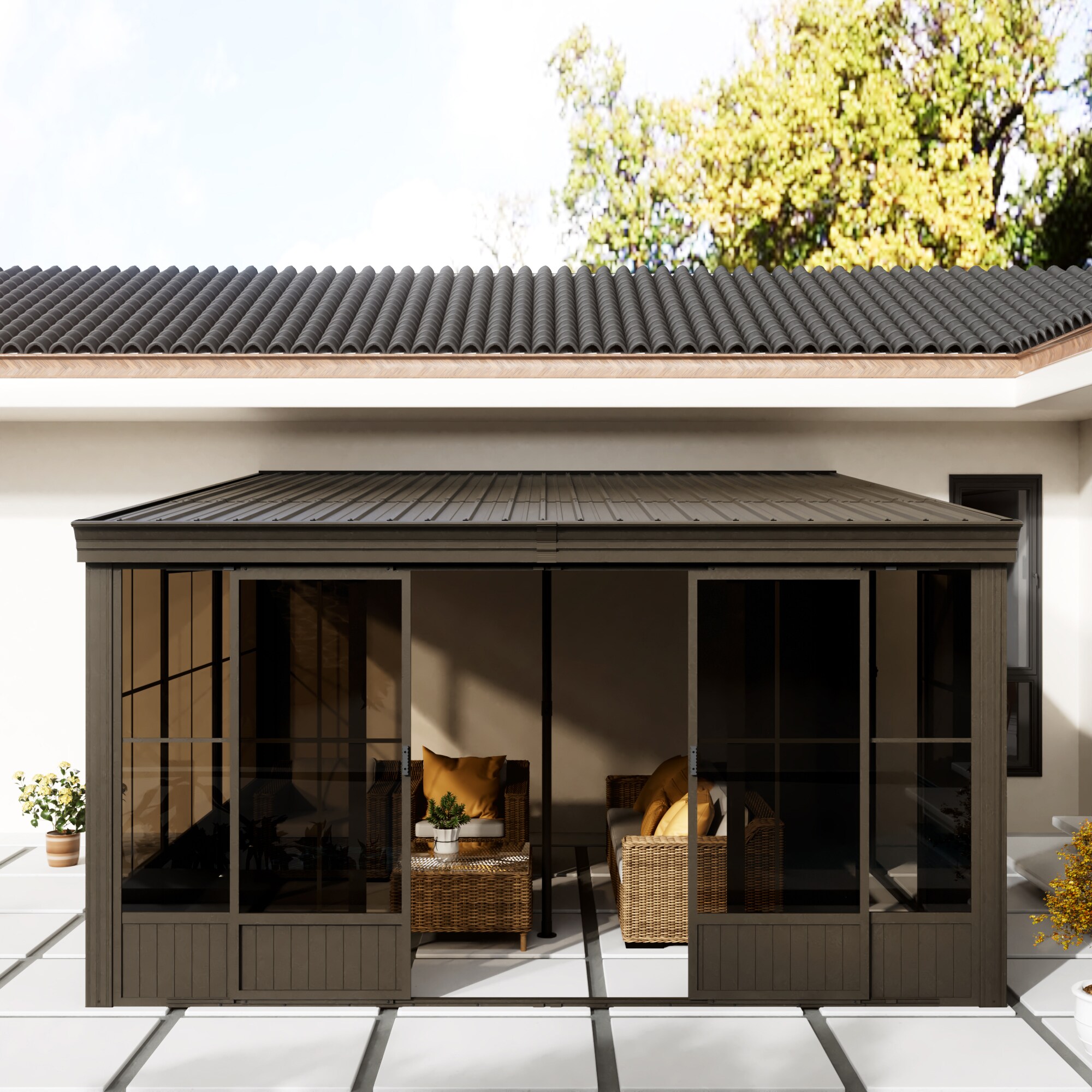 Dimakai DK-0605LL1526 Wood-Resin-Gazebos - View #3