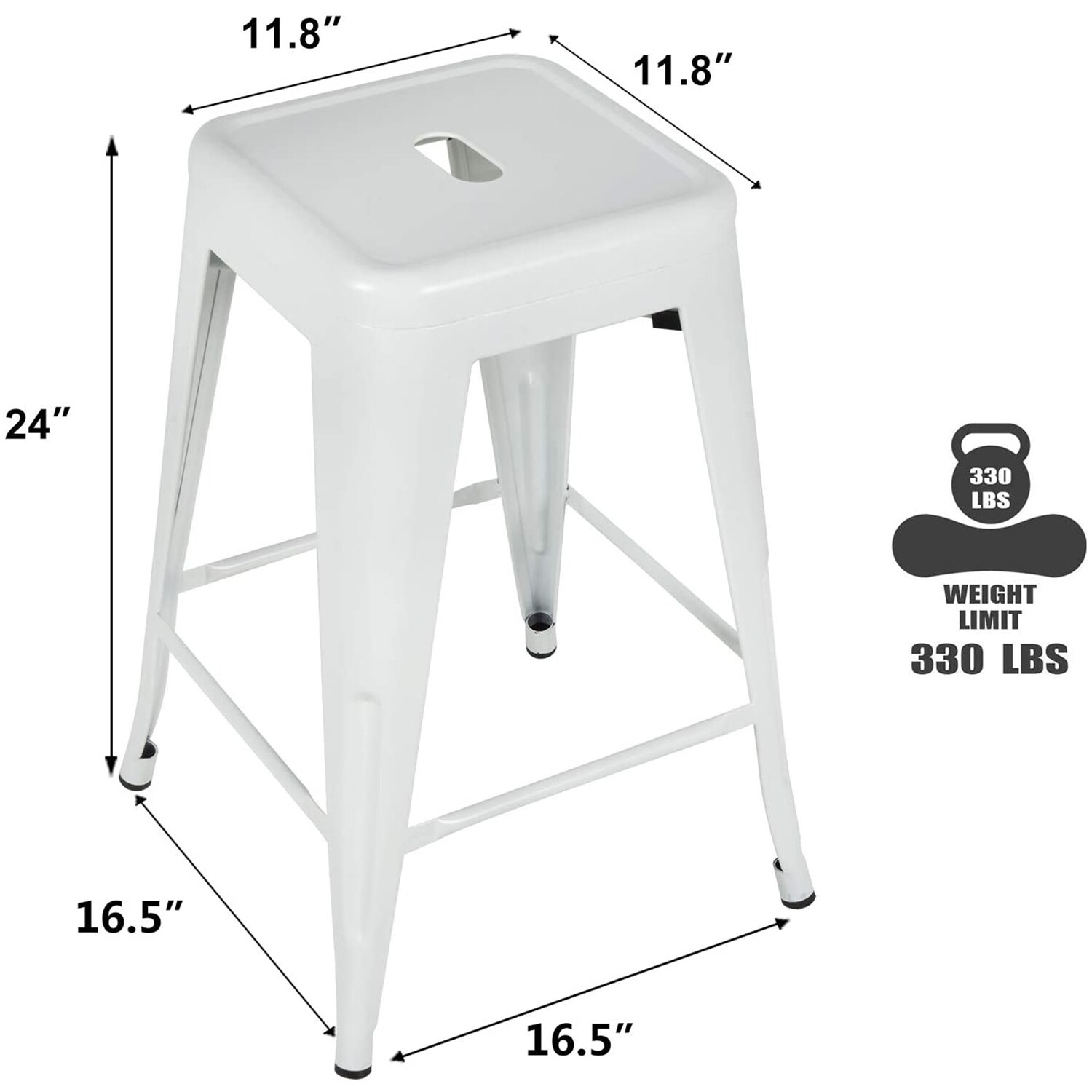 CASAINC YY0007A-WH stools - View #4