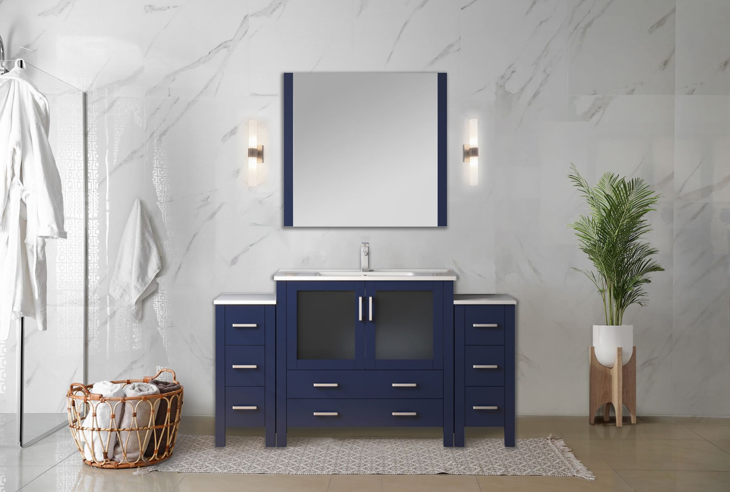 Lexora LVV60D24E600 Bath-Vanity-Combo - View #5
