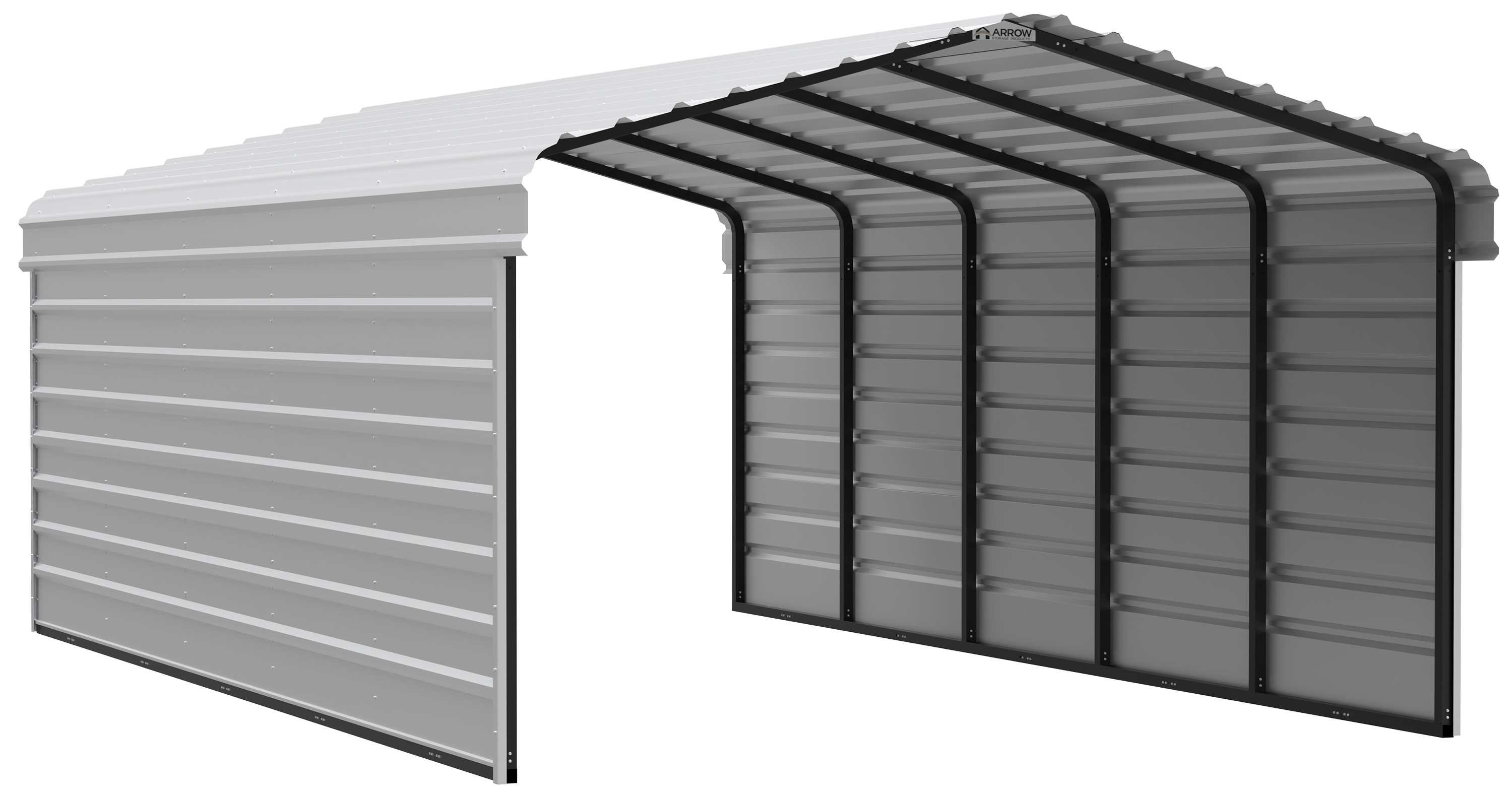 Arrow CPH122407ECL2 Carport-Covers - View #10