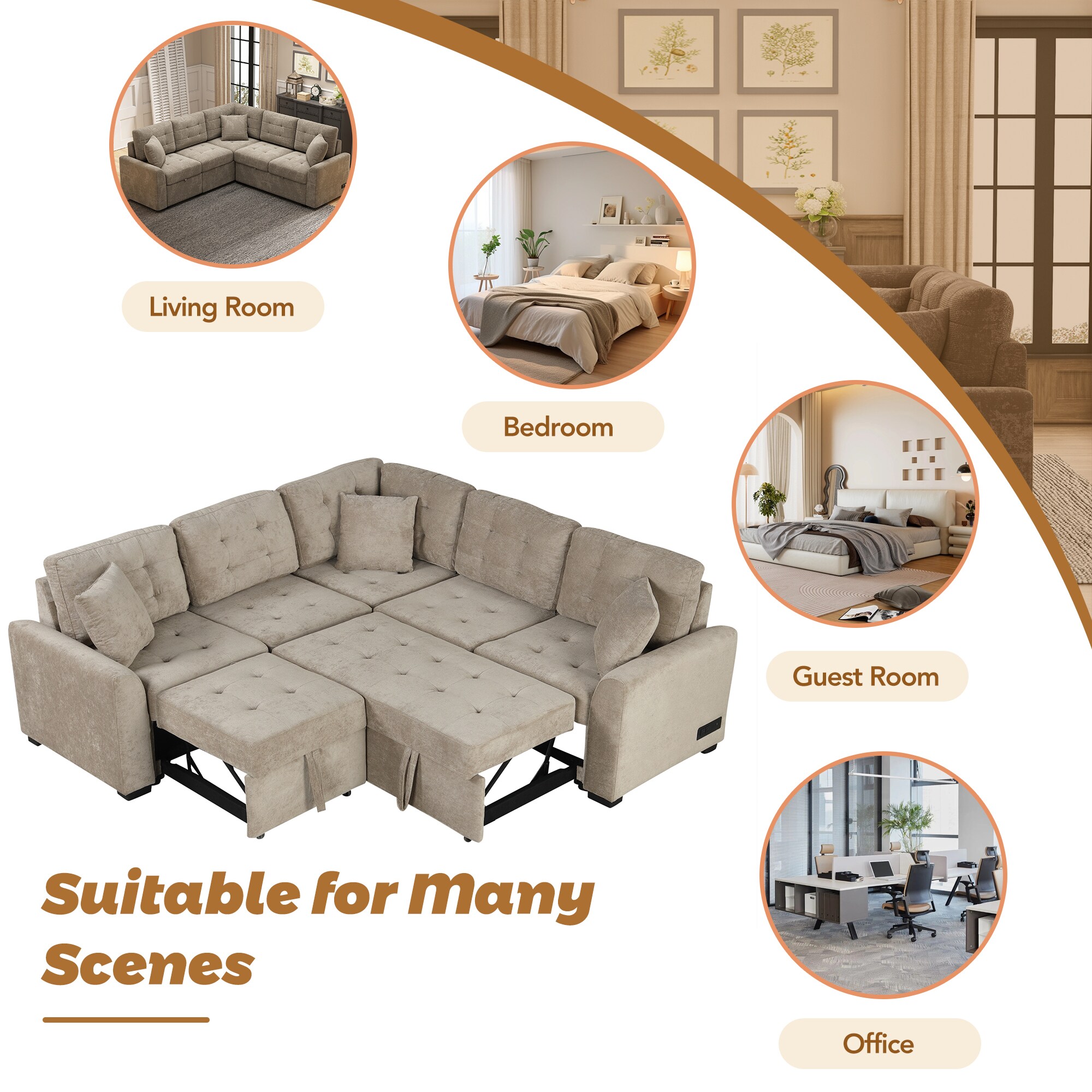 ModernLuxe L-N719S001230S Sofas-Loveseats - View #7