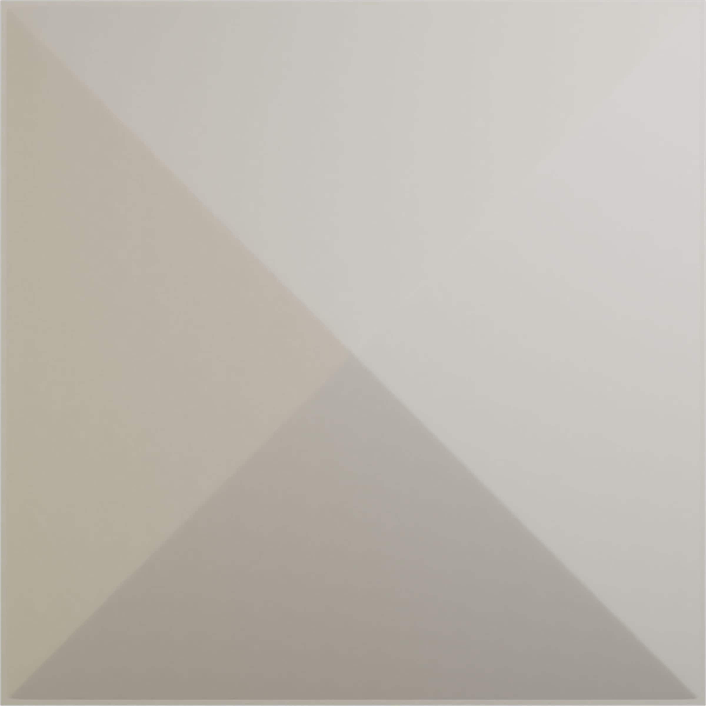 Ekena Millwork WP12X12SKGBW 11-7/8-in x 11-7/8-in Embossed Paintable/Stainable White PVC Wall Panel ( 0.98-sq ft )