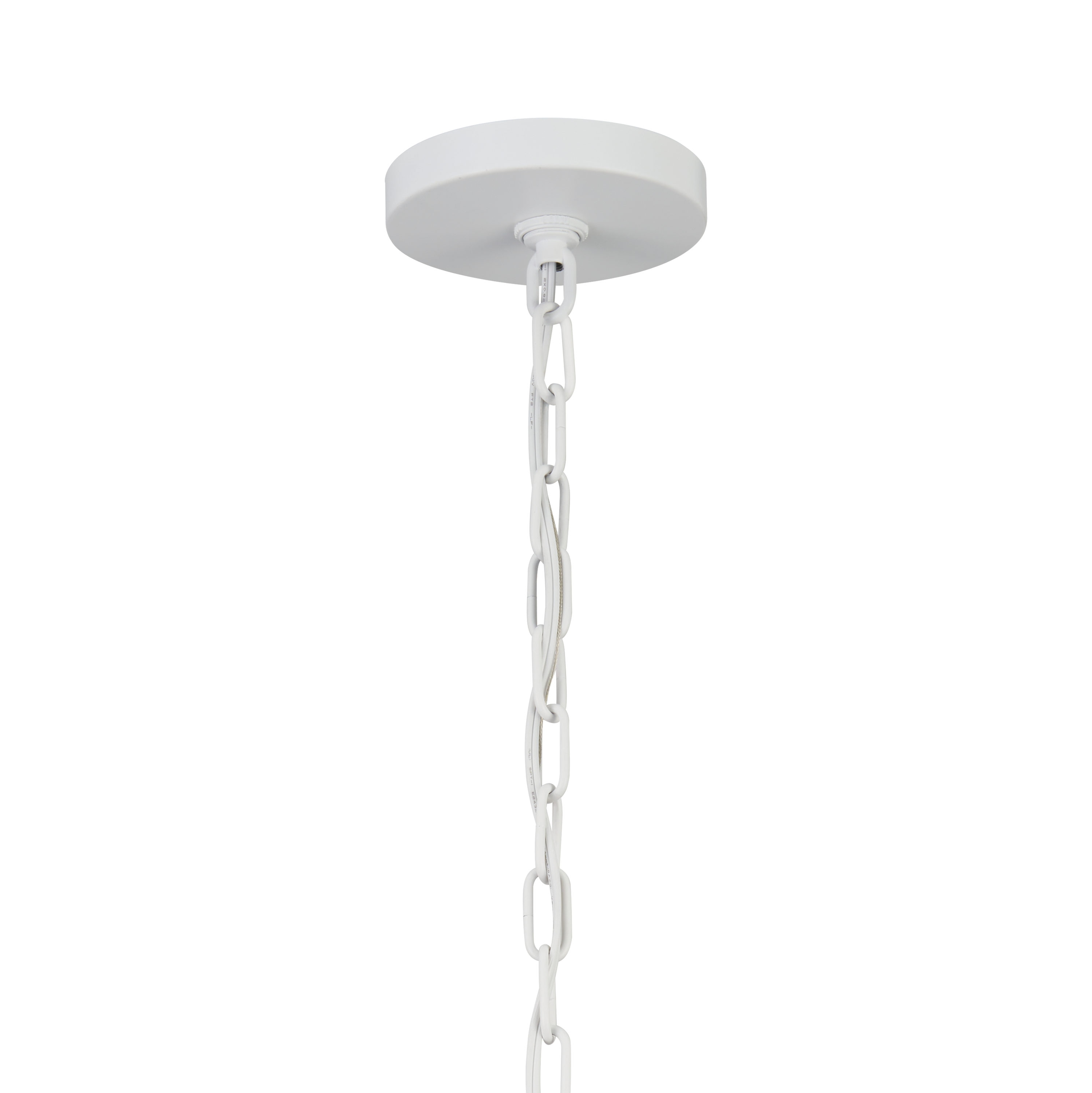 Kichler Sayulita 4-Light White Coastal Drum Medium Hanging Pendant ...