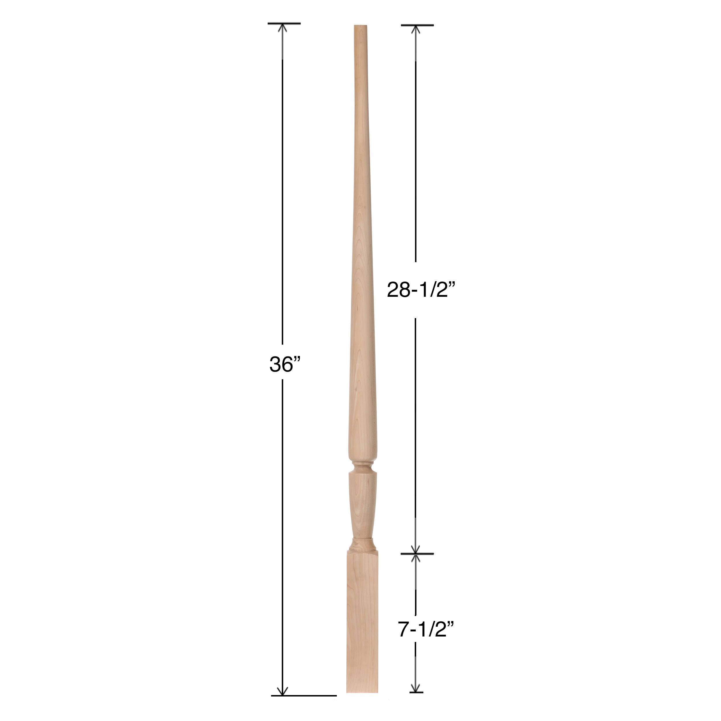 RELIABILT WG2015PL36MAP Interior-Stairpart-Balusters - View #4