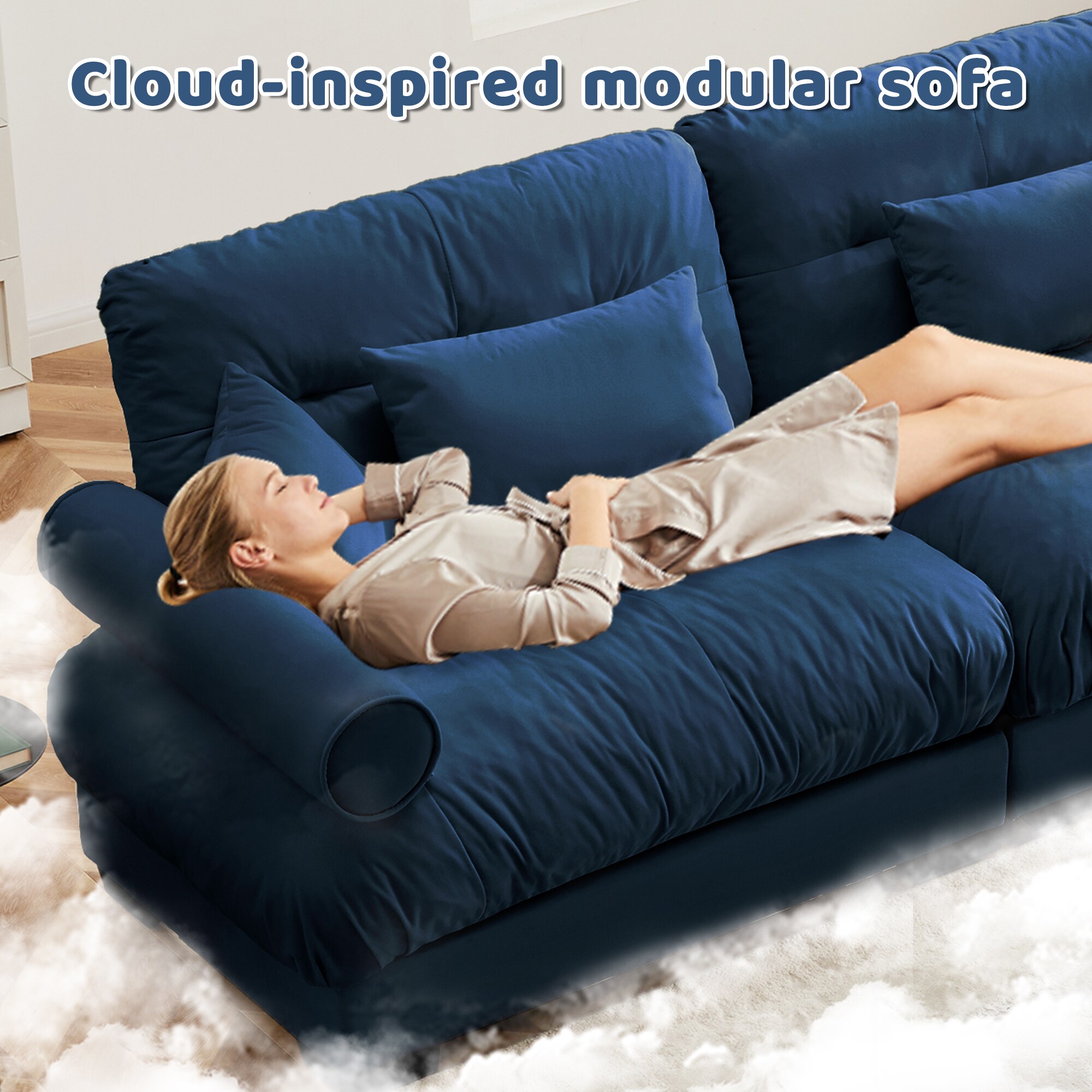 Homy Casa BREAD-BL Sofas-Loveseats - View #8