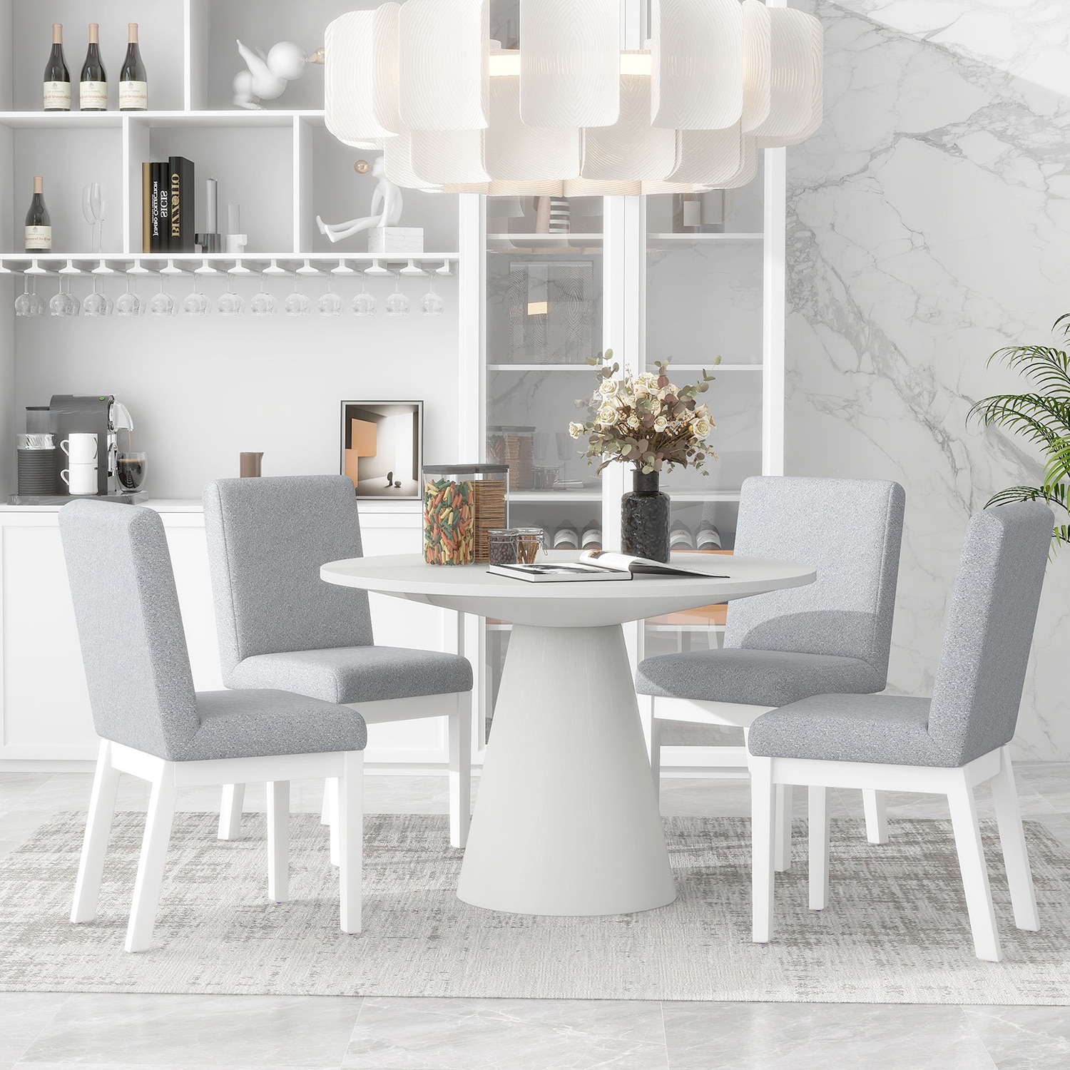 SINOFURN SYA010266WT Dining-Sets - View #10