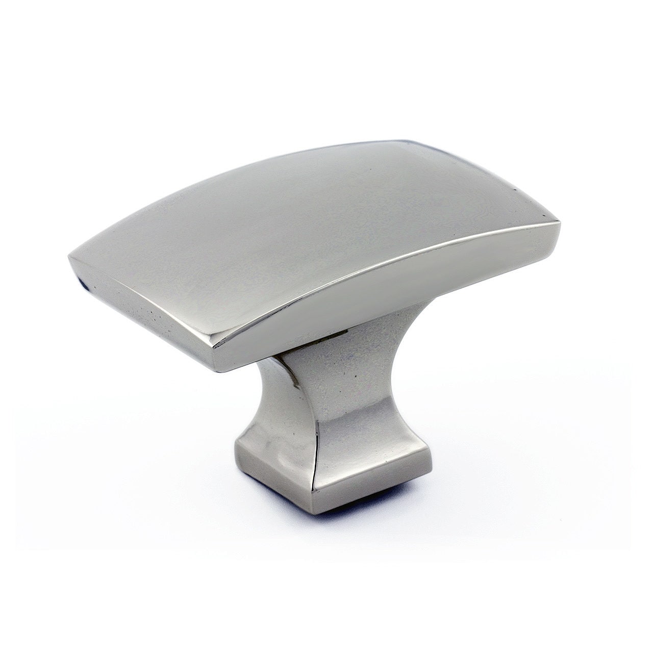 Richelieu BP76544180 Rosemère 1-3/4-in Polished Nickel Rectangular Transitional Cabinet Knob