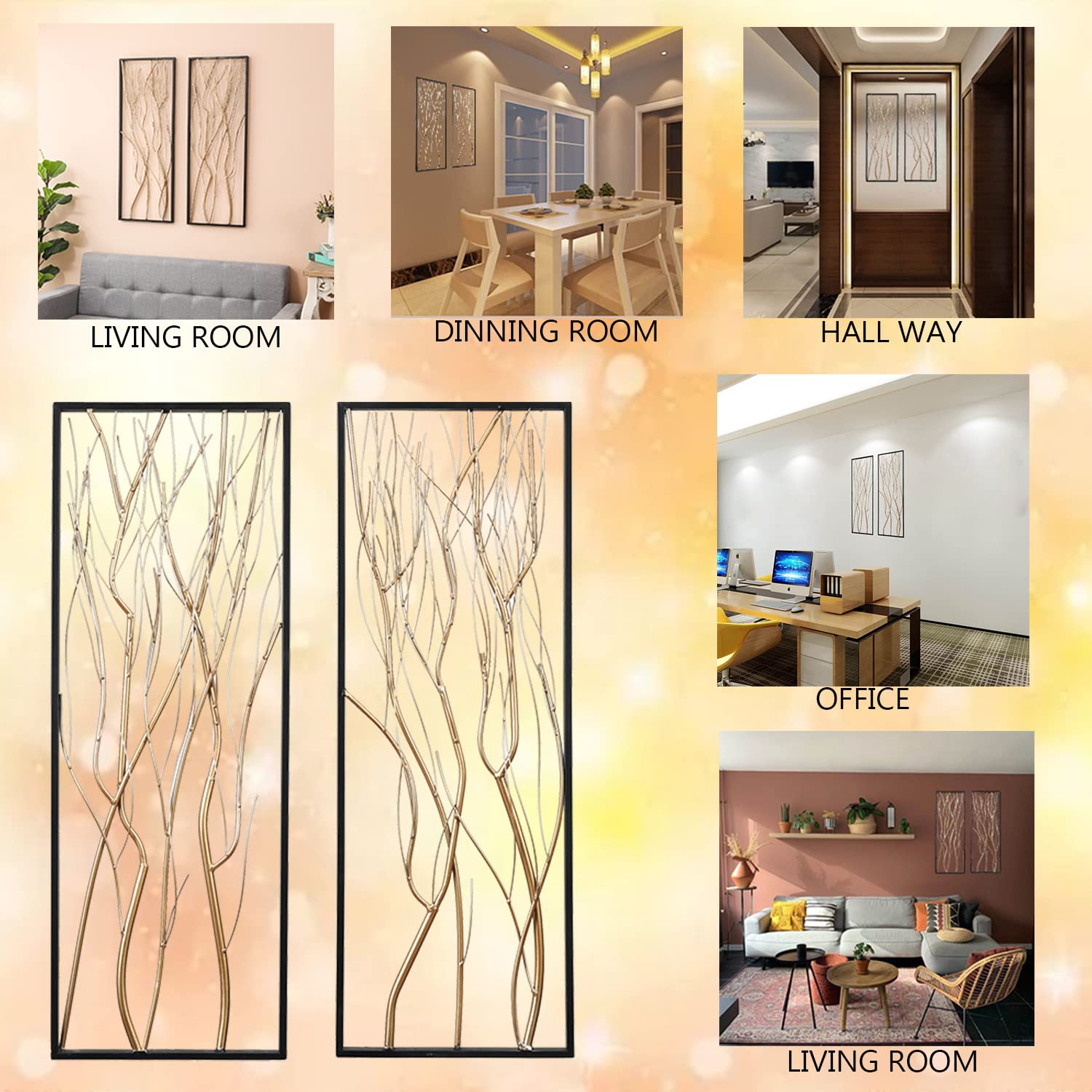 LuxenHome WHA930 Wall-Accents - View #10