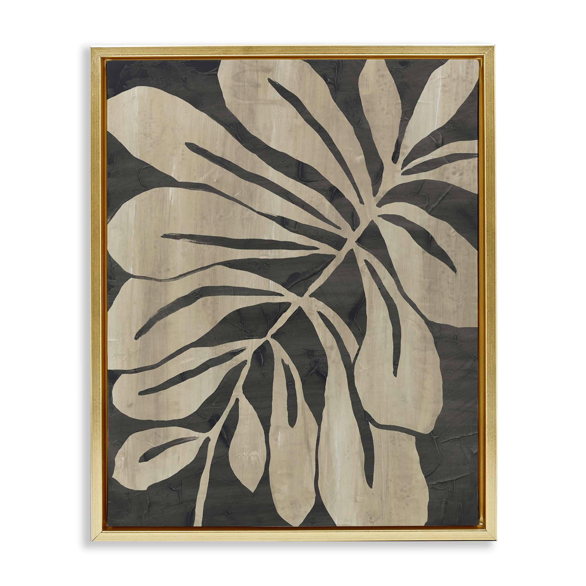 Stupell Industries BS-356-FFG-16X20 Natural Leaf Impression Floating Frame design by June Erica Vess