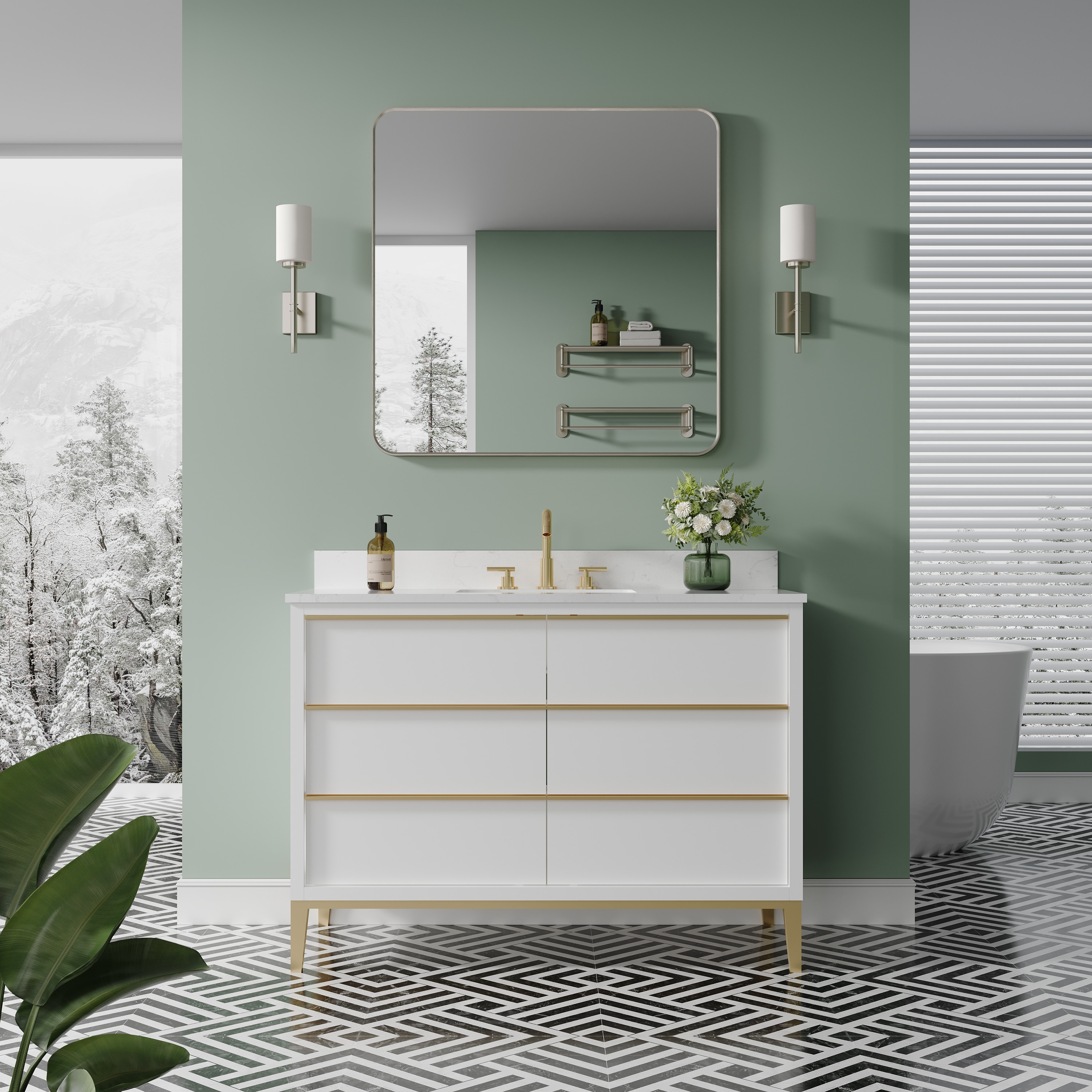 Forclover TAK-MCSA1620 Framed-Bath-Mirrors - View #10
