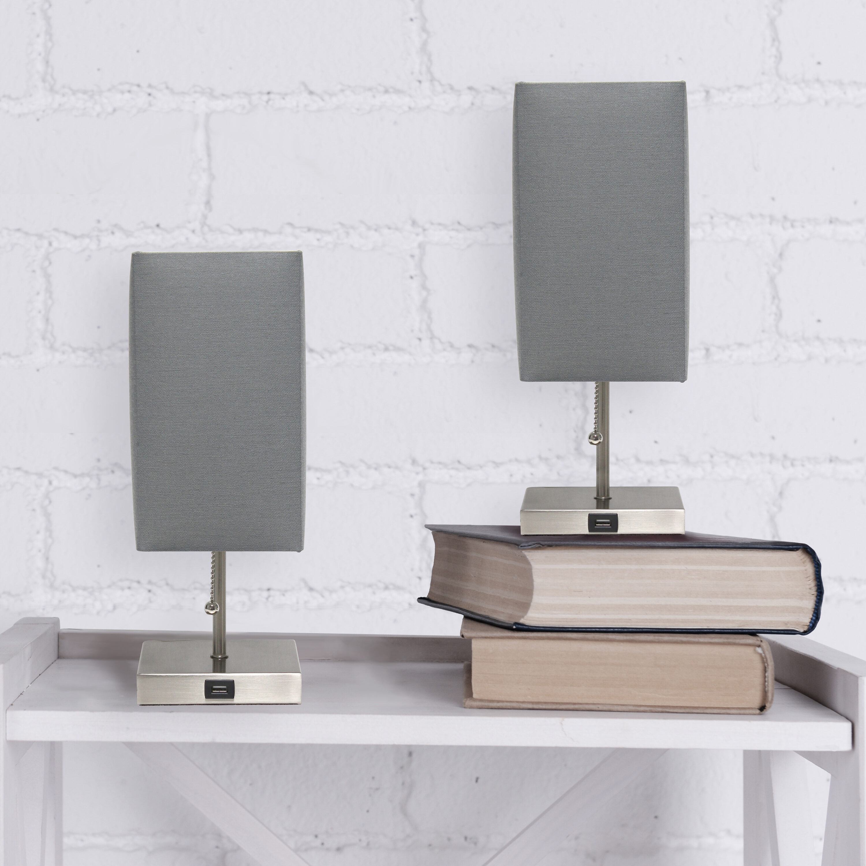 Simple Designs LC7000-GRY Table-Lamps - View #5