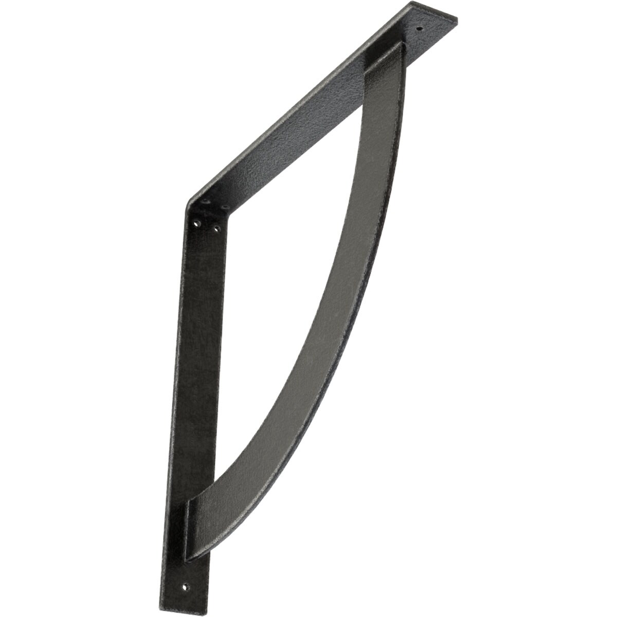 Ekena Millwork BKTM02X18X18BUAPW Bulwark 18-in x 2-in x 18-in Gray Steel Mounting bracket